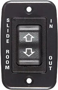 RV Designer Black Contoured Switch- 40 Amp