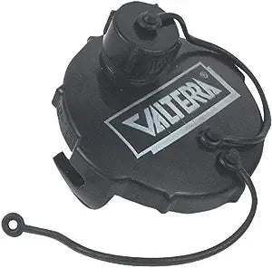 Valterra Waste Valve Cap 3″, 3/4″ GHT with Cap- Black