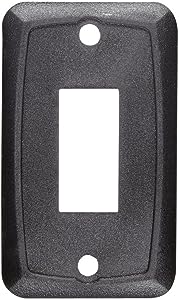 RV Designer Mounting Plates, Single- Black