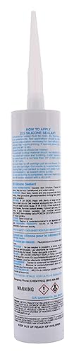 CLR Silicone Sealant- White 10.3oz