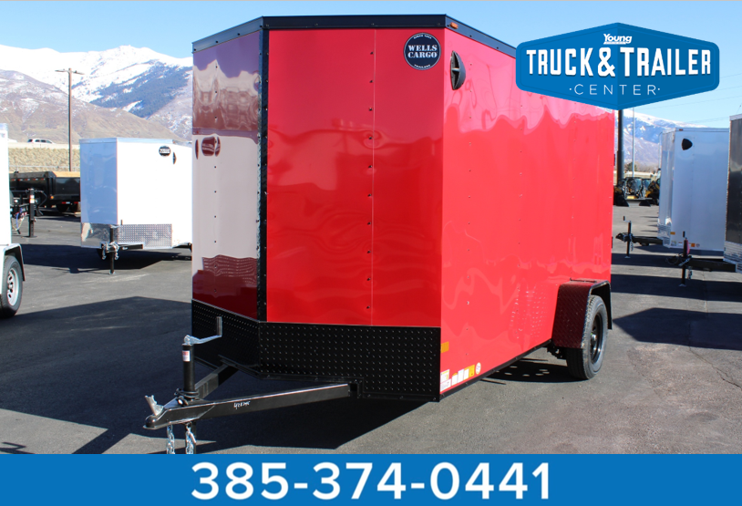 2025 Wells Cargo 6 x 12 Deluxe Enclosed Trailer