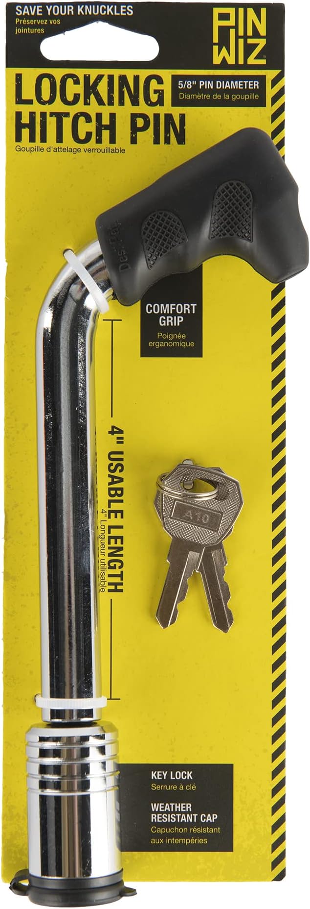 Pin Wiz Locking Trailer Hitch Pin