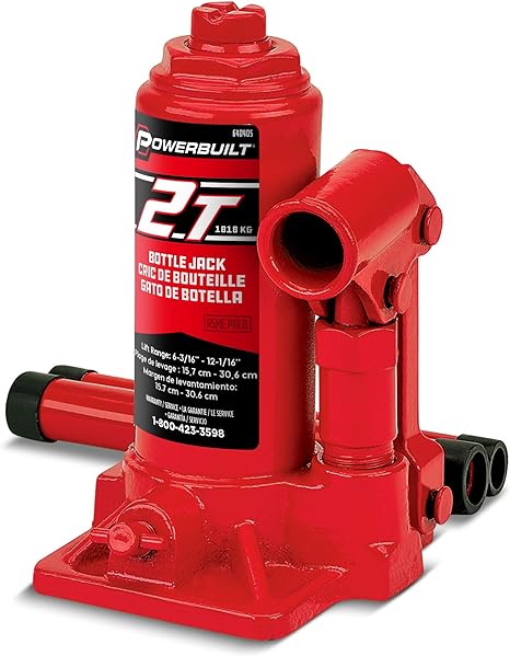 Powerbuilt Bottle Jack - 6-3/16" to 12-1/16" Lift - 4,000 lbs