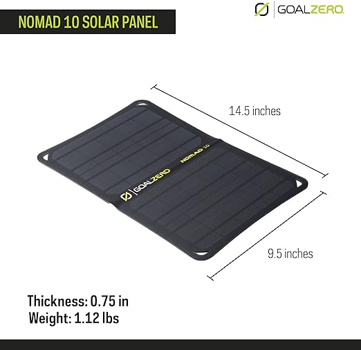 Goal Zero Nomad 10 Portable Solar Panel