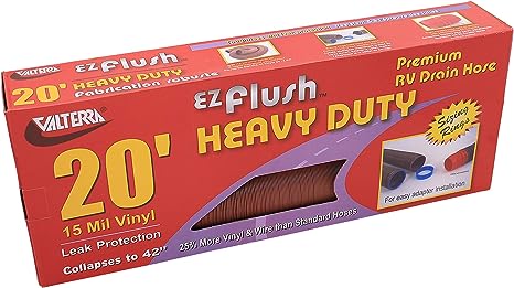 Valterra EZ Flush Heavy Duty RV Sewer Hose- 20'