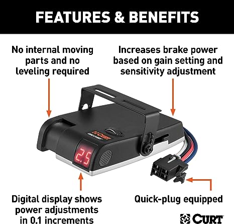 Curt Discovery Time-Delay Trailer Brake Controller