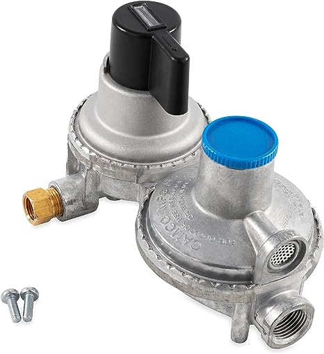 Camco Propane Double-Stage Auto-Changeover Regulator