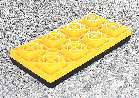 Camco Universal Leveling Block Flex Pads - 8.5" x 17", 2 Pack