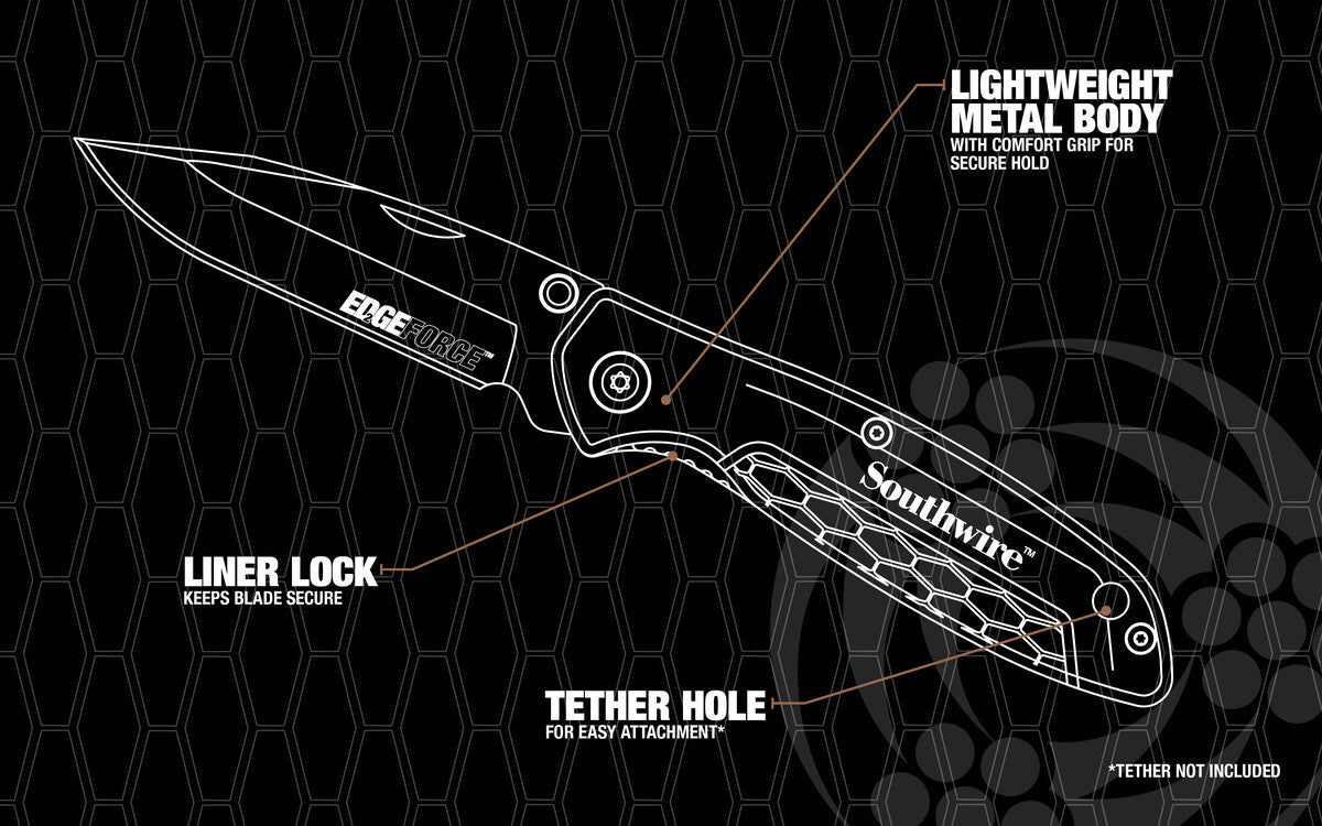 Southwire Drop Point Folding Knife