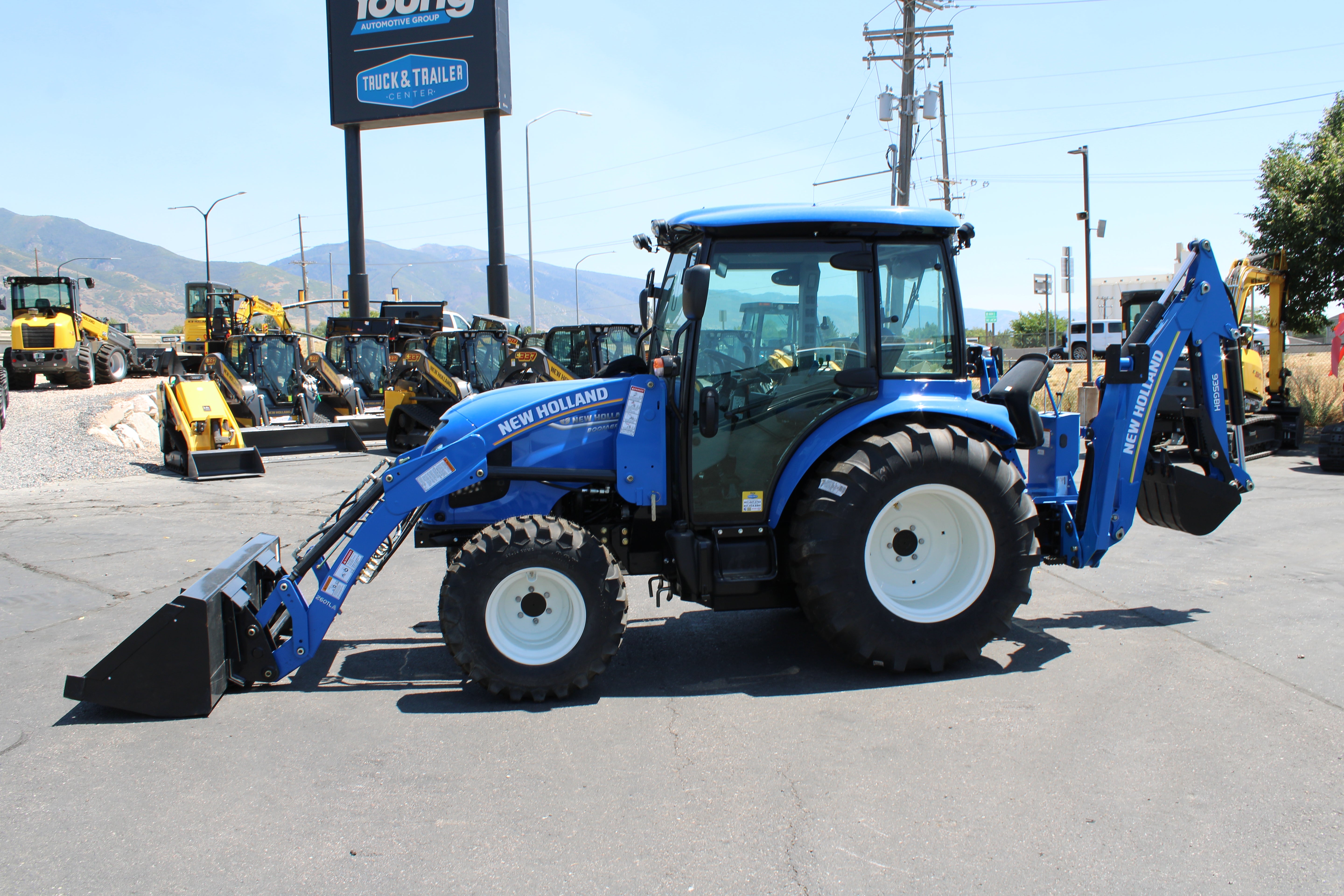 New Holland Boomer 45 Backhoe Tractor