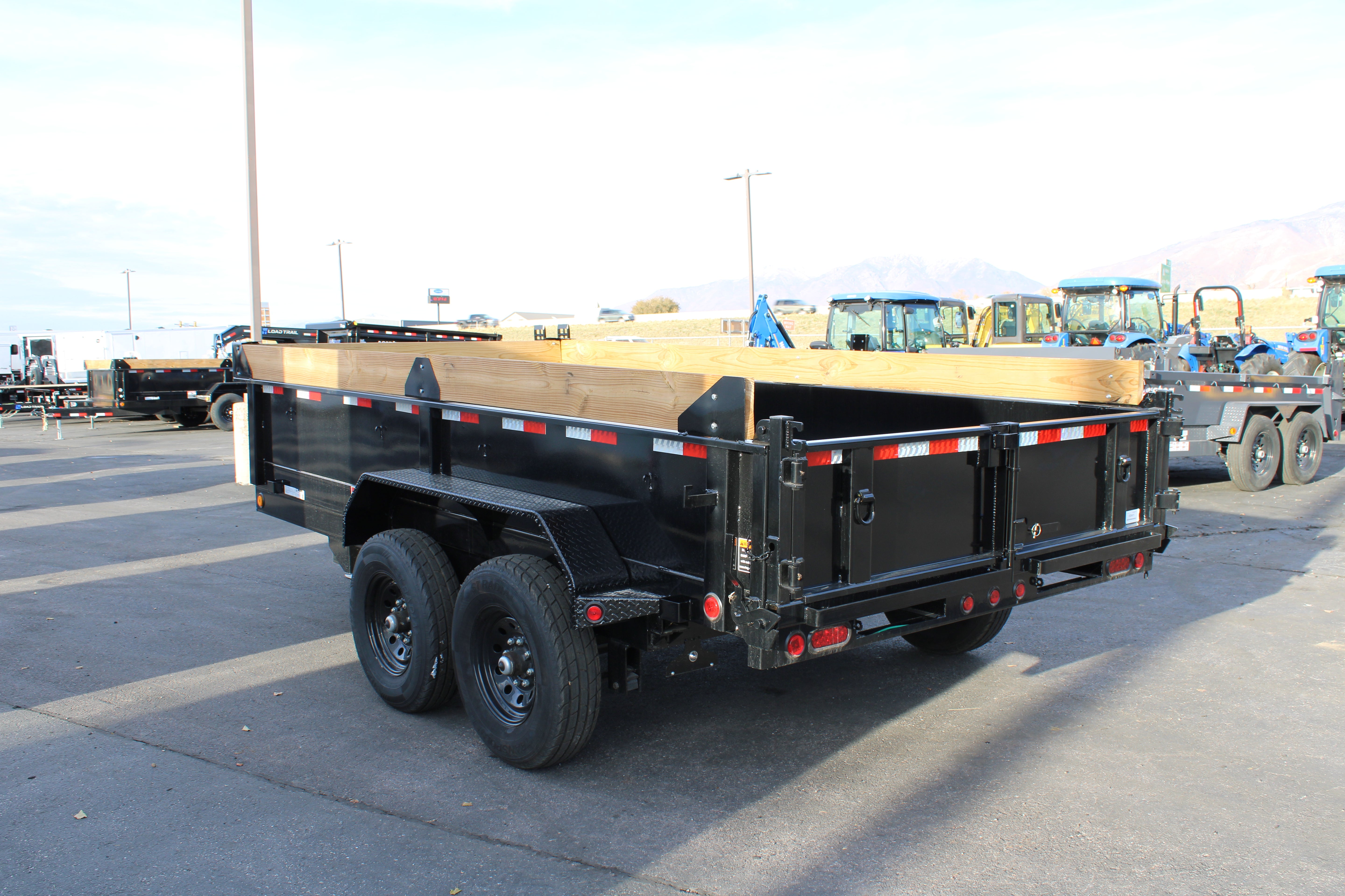 2024 Load Trail 83" x 14' Dump Trailer W/ Wood Extensions