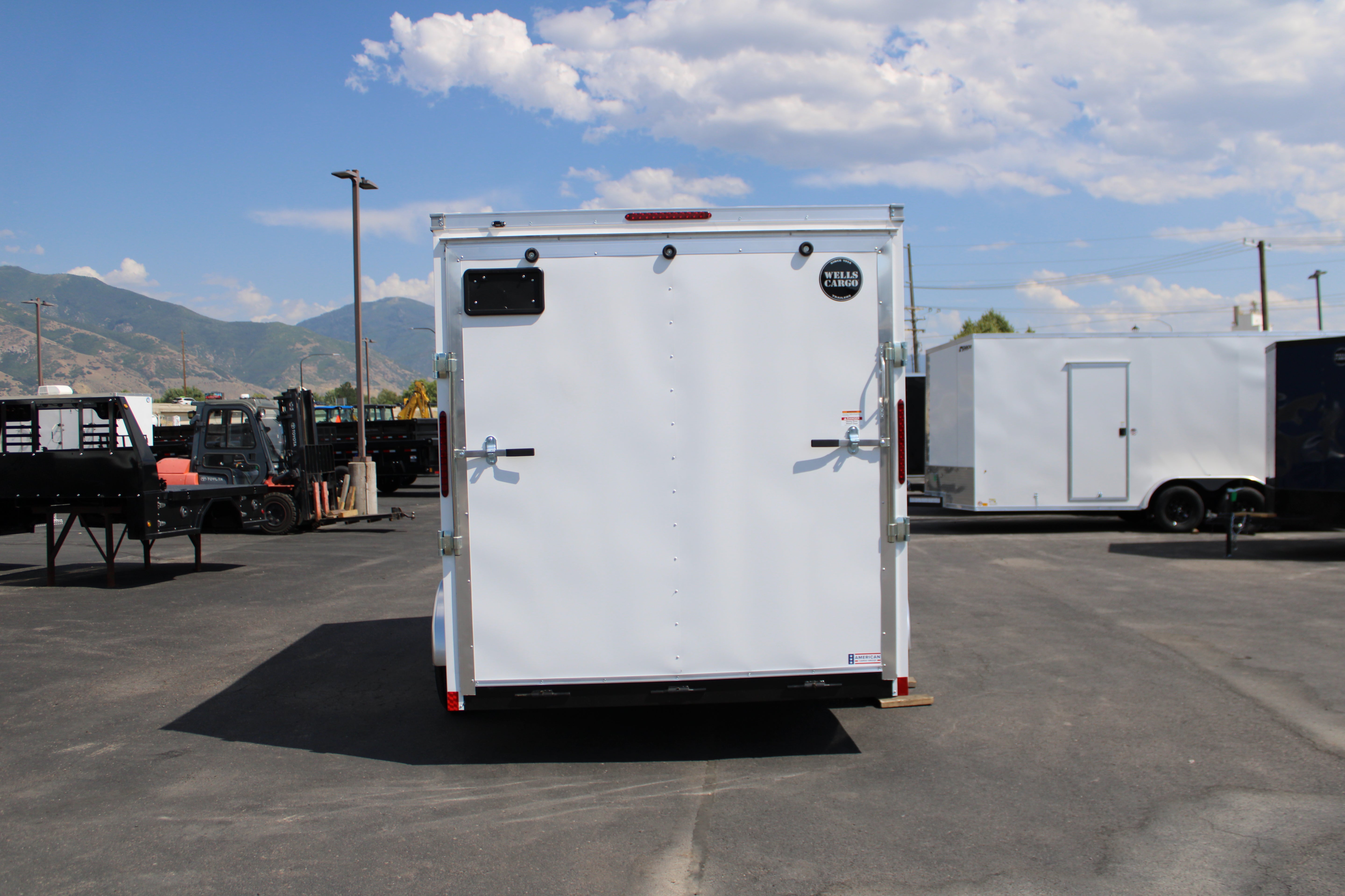Wells Cargo 7 x 12 Deluxe Enclosed Trailer