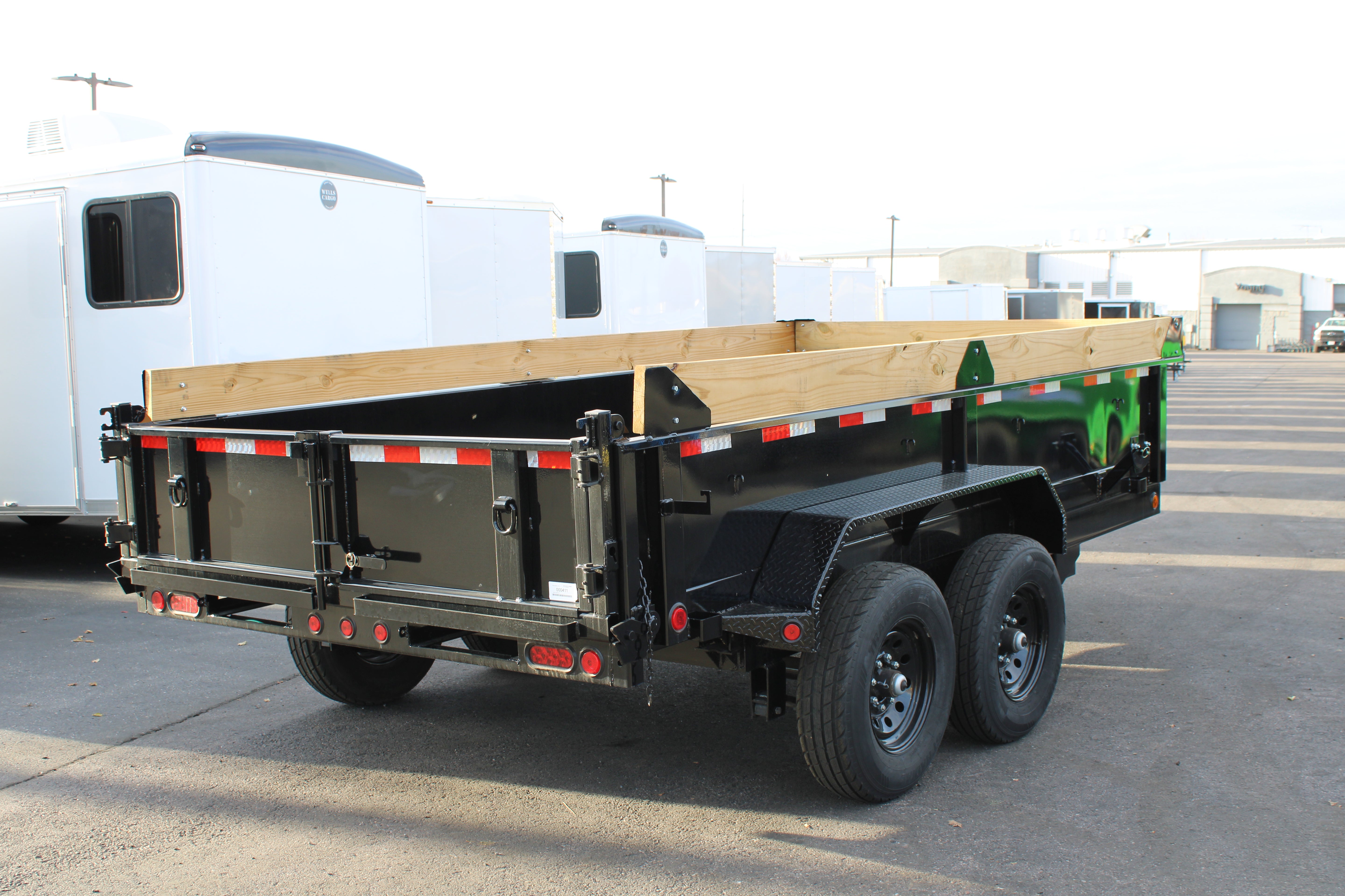 2024 Load Trail 83" x 14' Dump Trailer W/ Wood Extensions