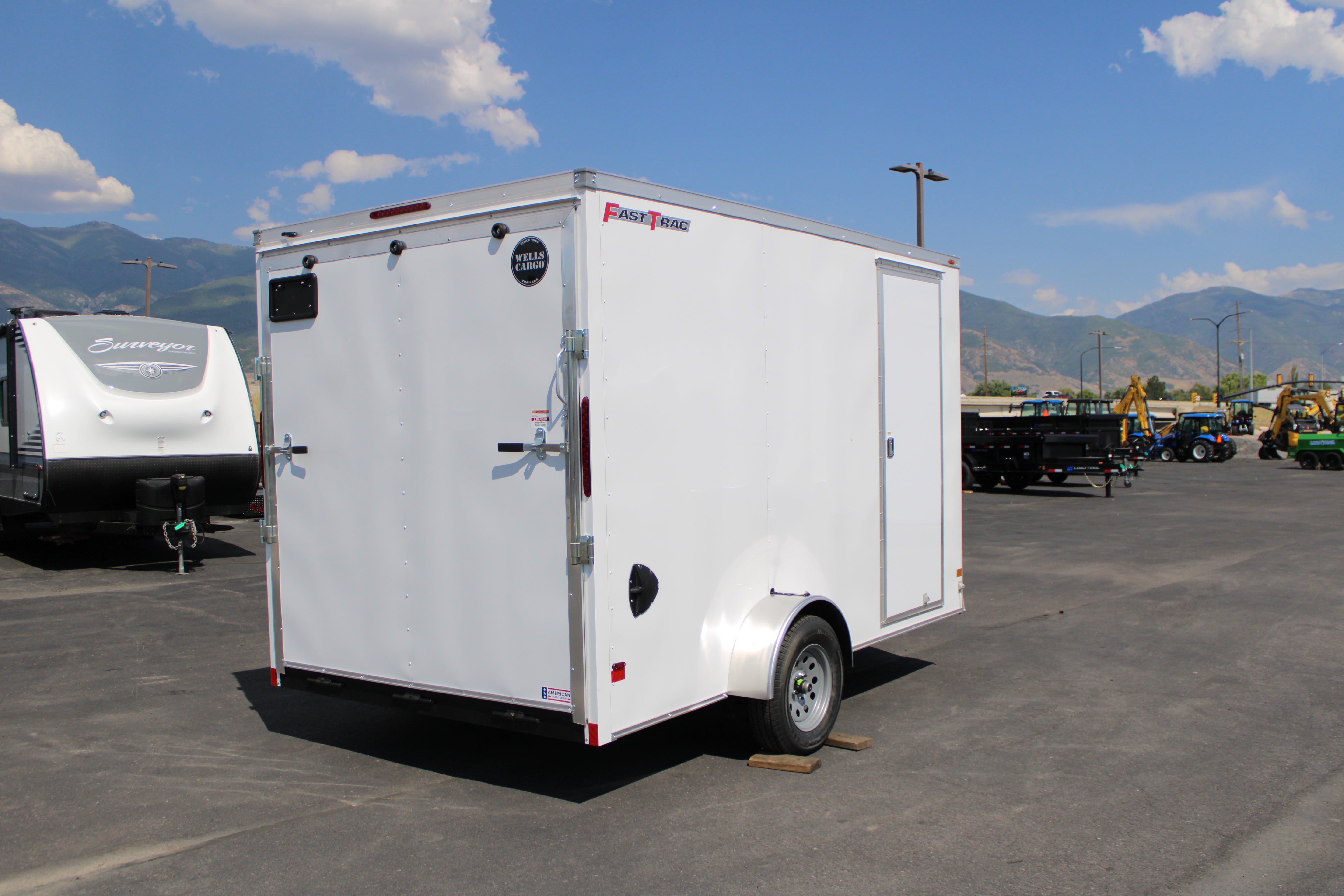 Wells Cargo 7 x 12 Deluxe Enclosed Trailer