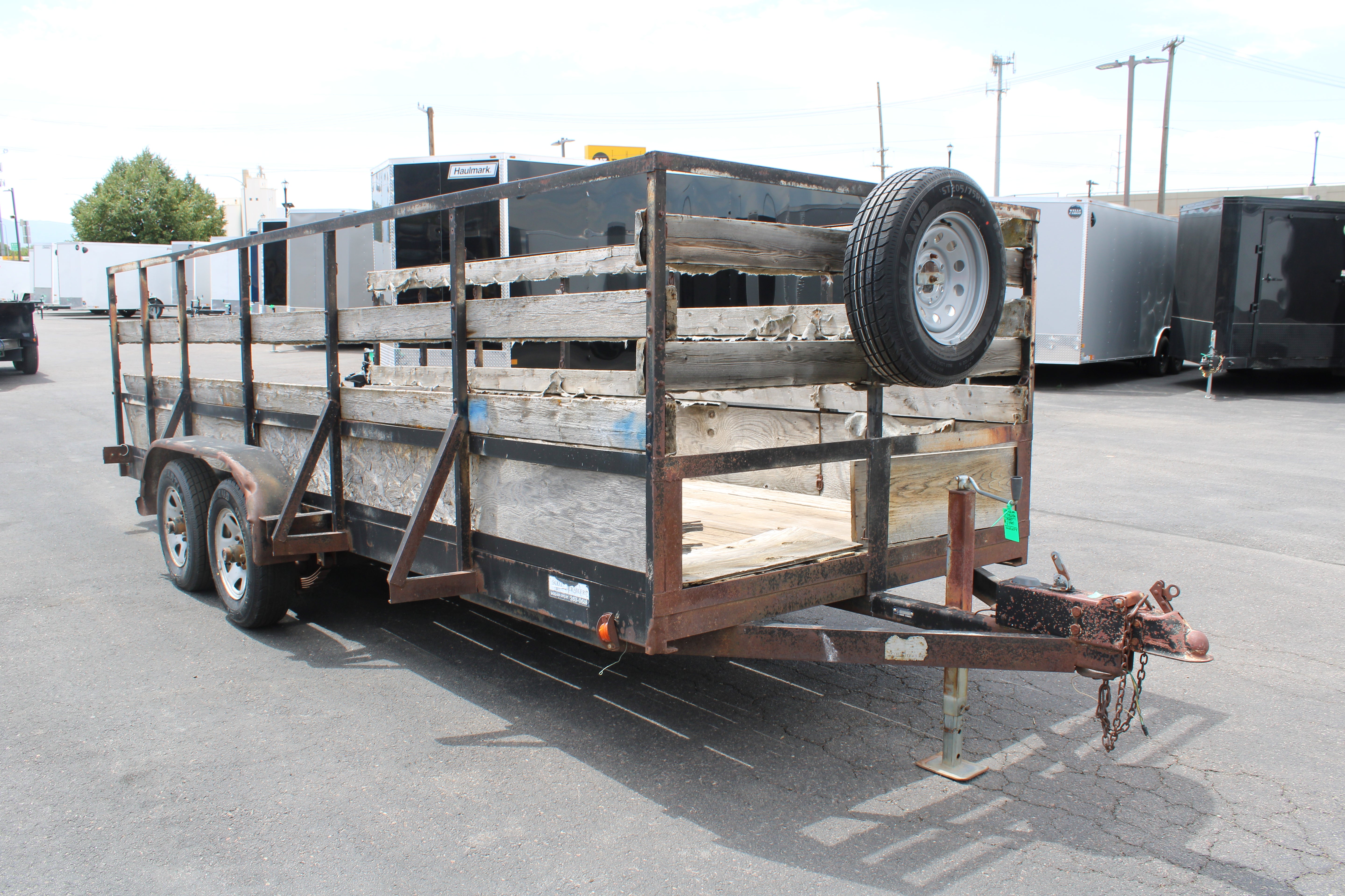 Used Flatbed Trailer High Side
