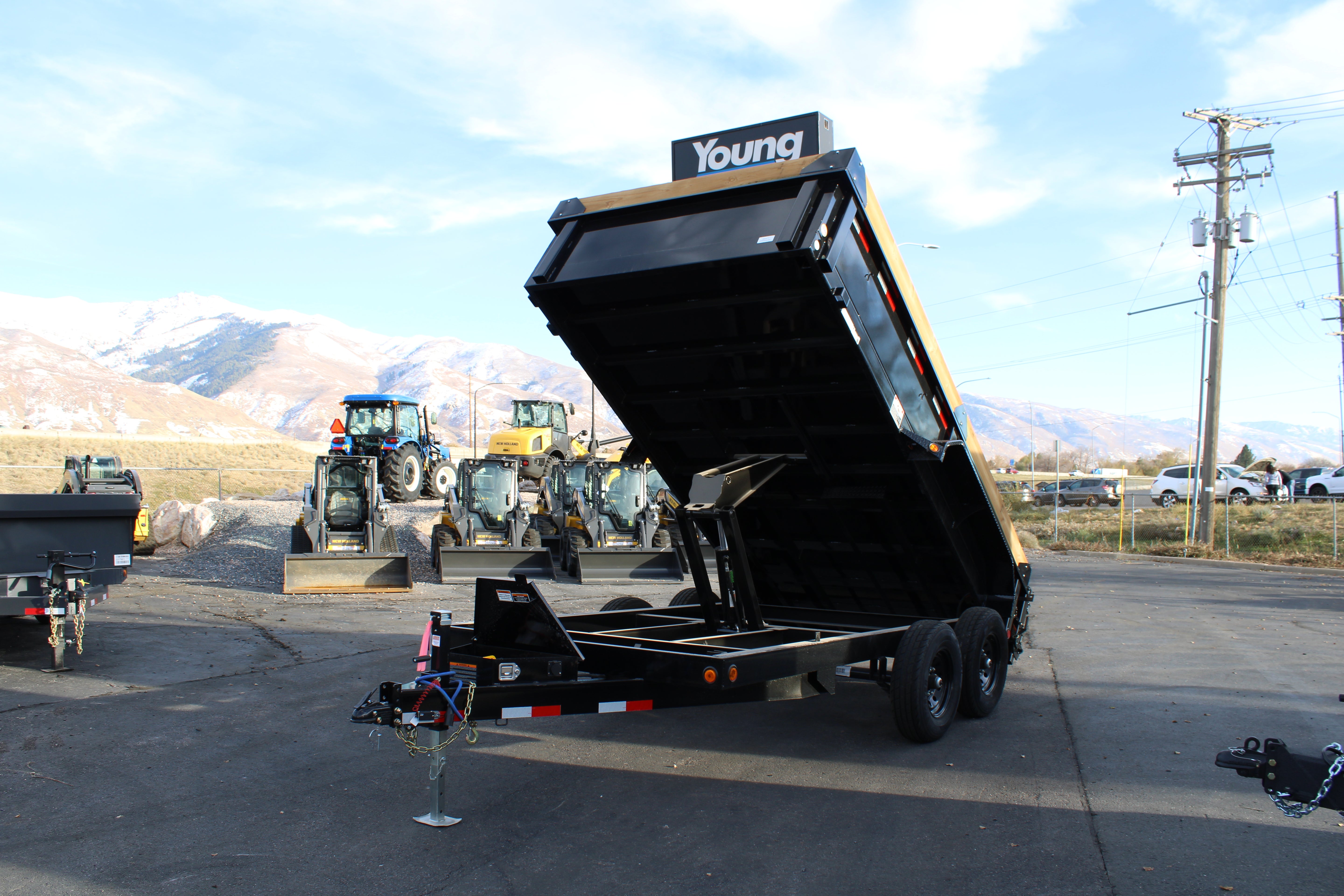 2024 Load Trail 83" x 14' Dump Trailer W/ Wood Extensions