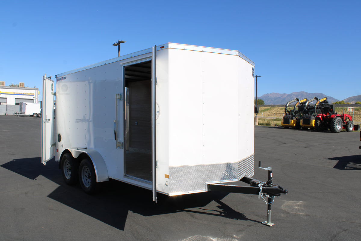 Wells Cargo 7x14 Enclosed Trailer With Barn Doors