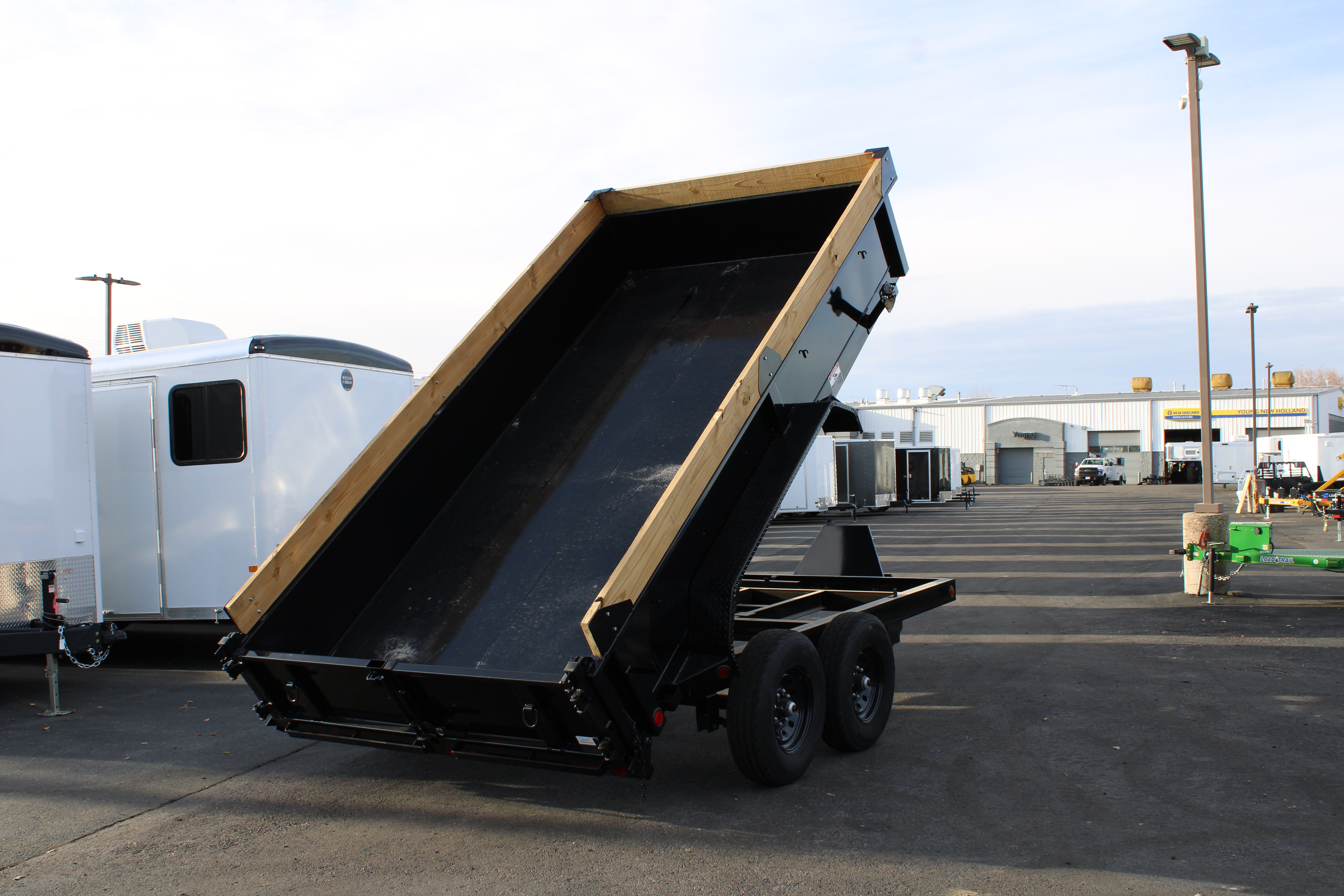 2024 Load Trail 83" x 14' Dump Trailer W/ Wood Extensions