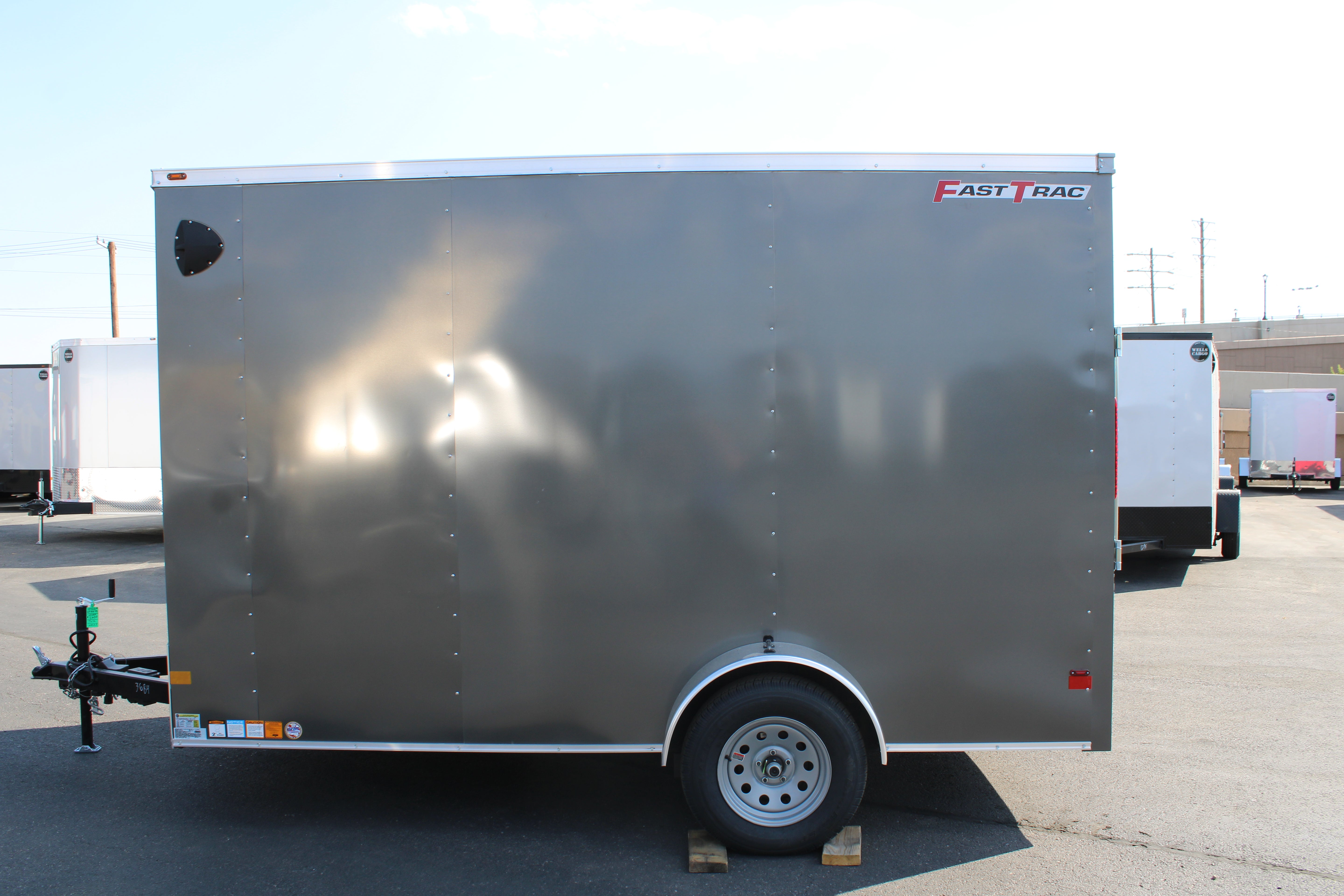Wells Cargo 7 x 12 Deluxe Enclosed Trailer