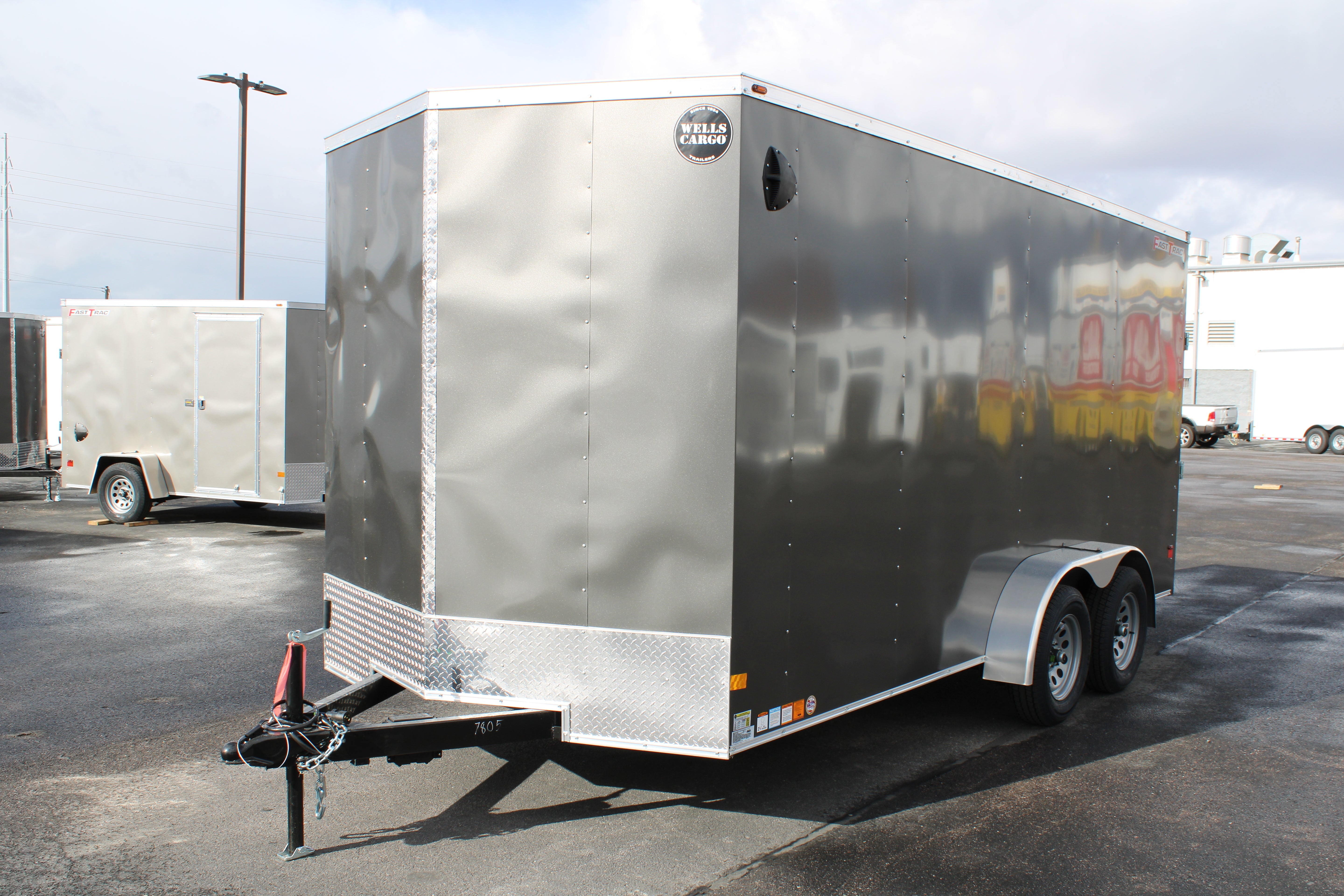 Wells Cargo 7 x 16 Deluxe Enclosed Cargo Trailer