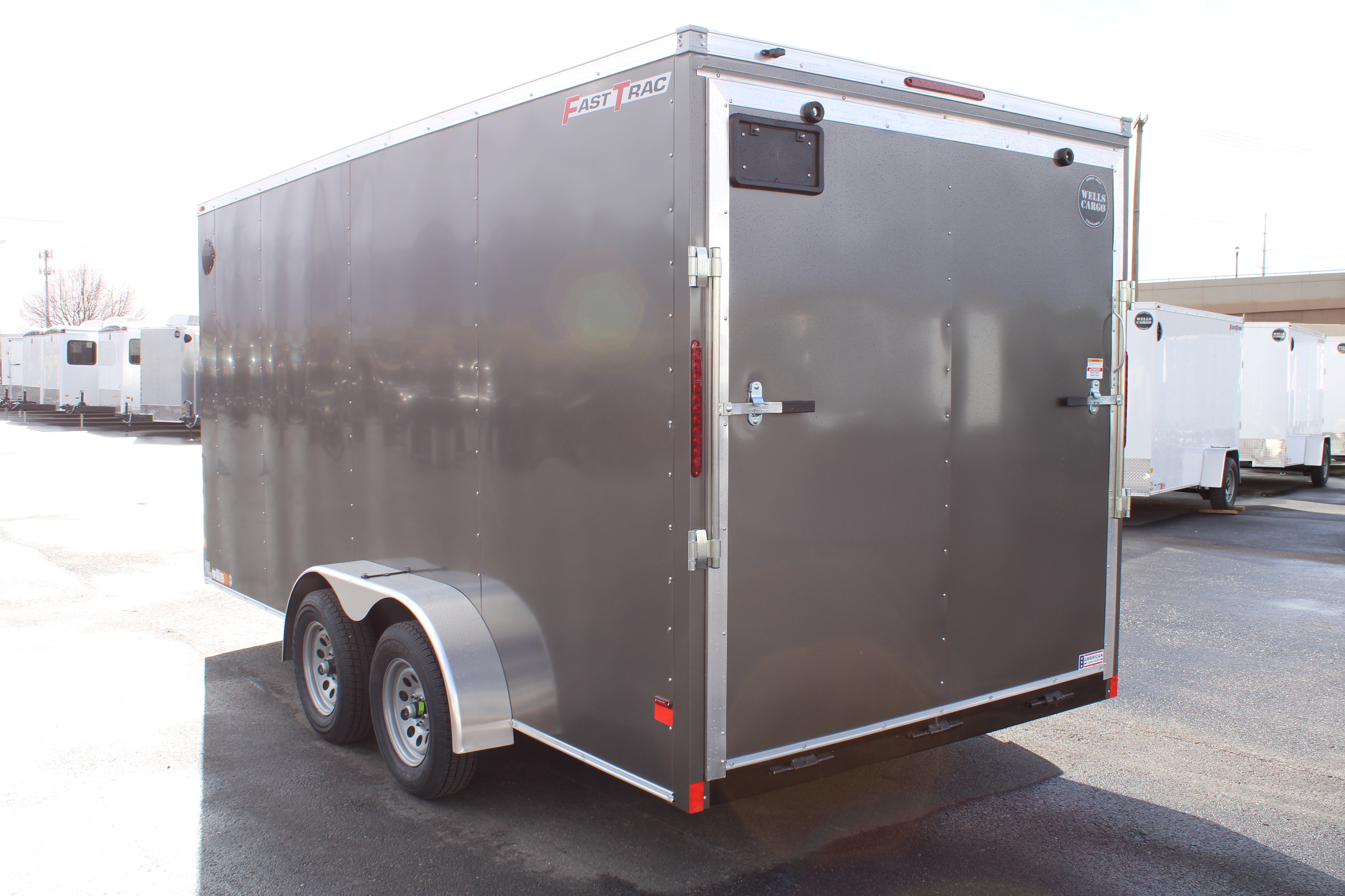 Wells Cargo 7 x 16 Deluxe Enclosed Cargo Trailer