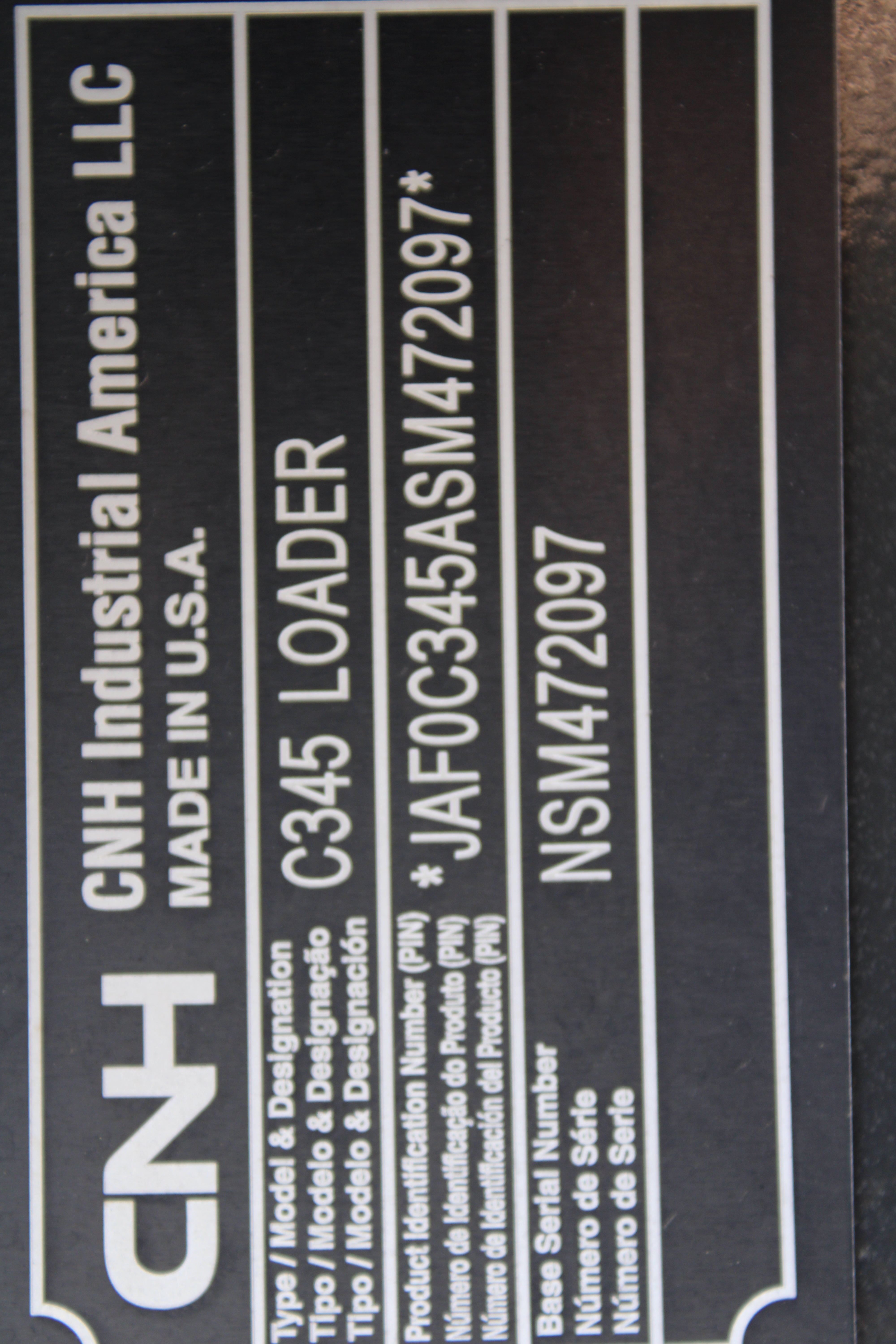 New Holland C345 Skid Steer