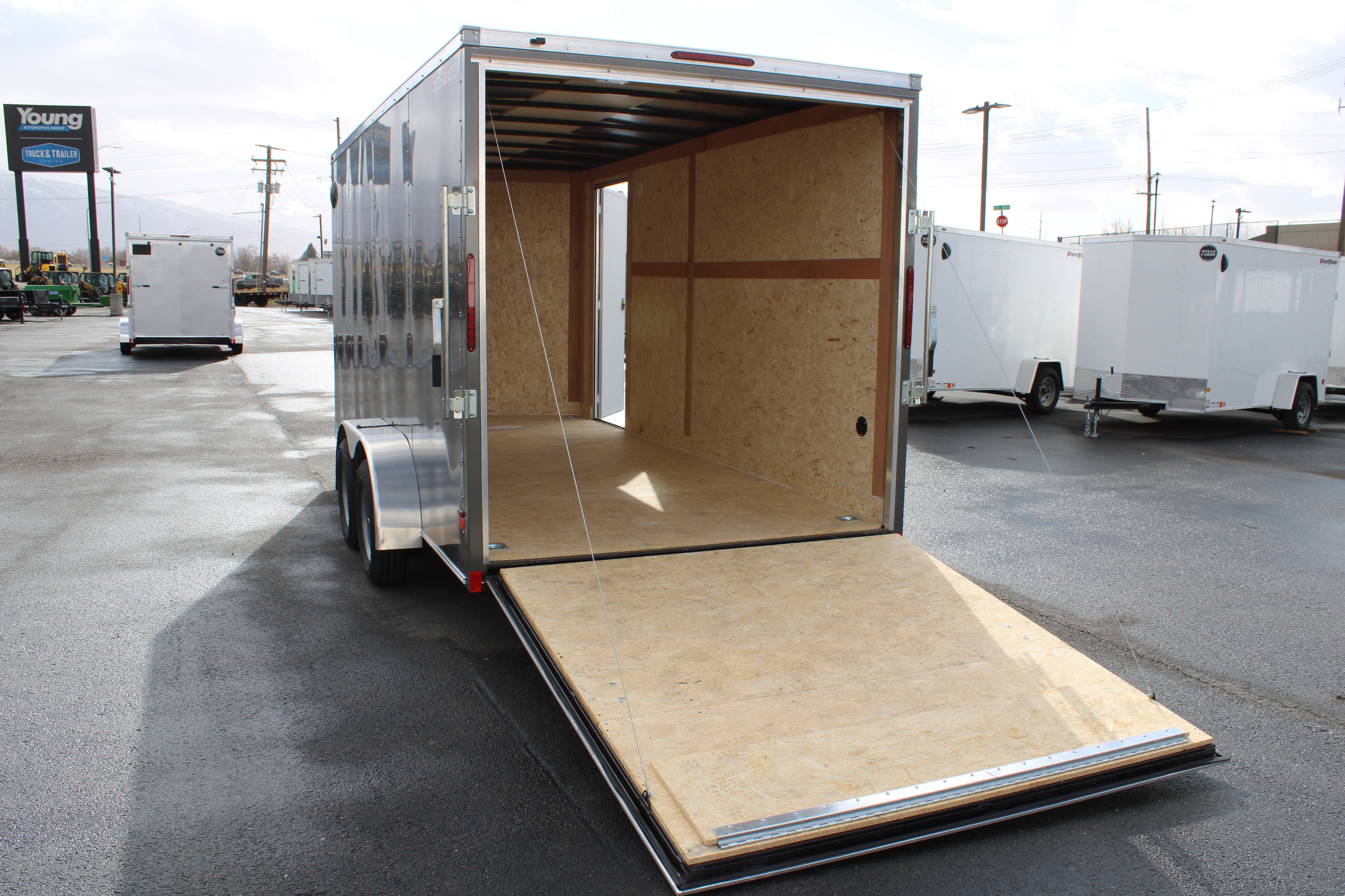 Wells Cargo 7 x 16 Deluxe Enclosed Cargo Trailer