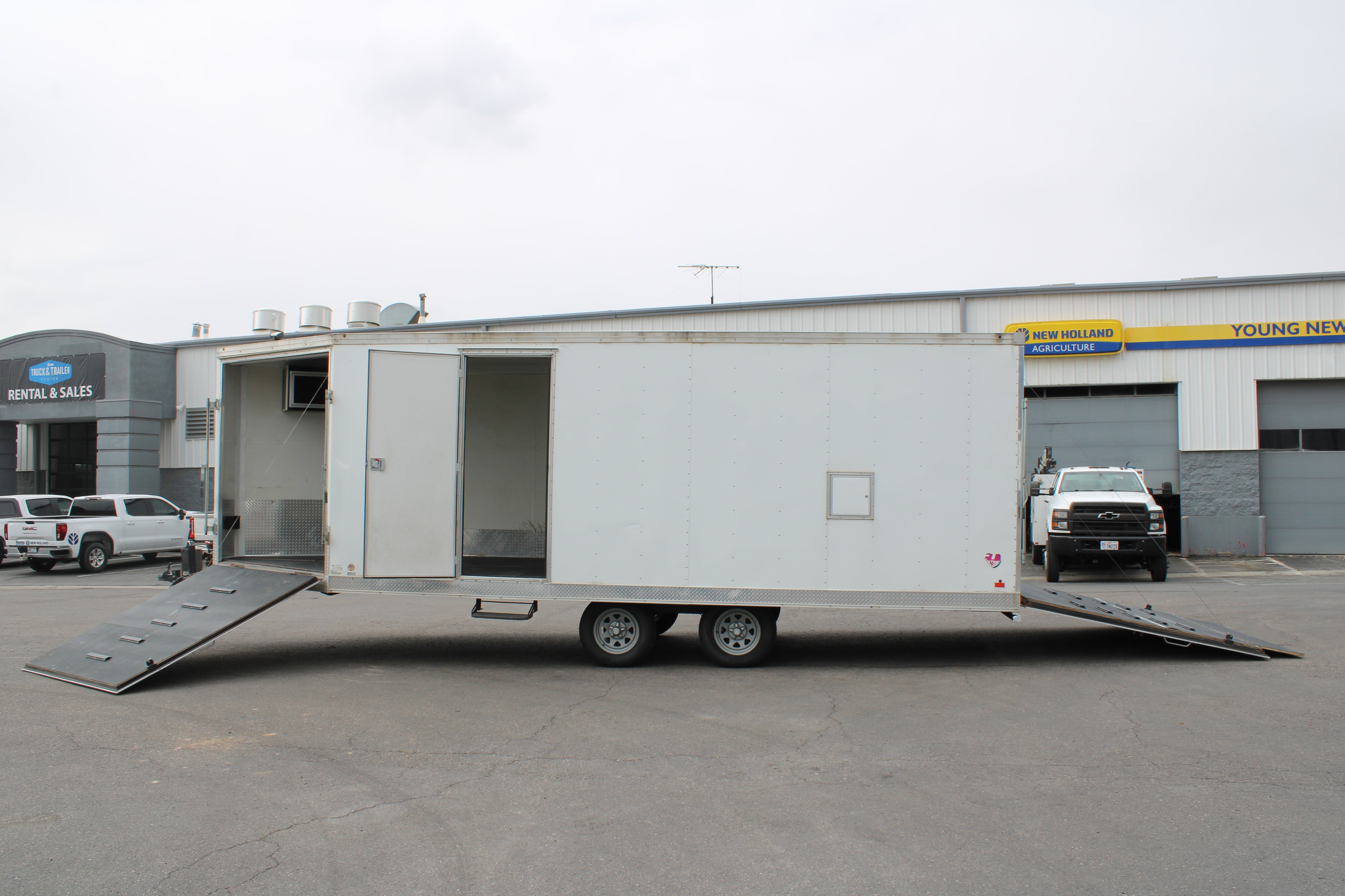 Used 26' Enclosed Snowmobile Trailer
