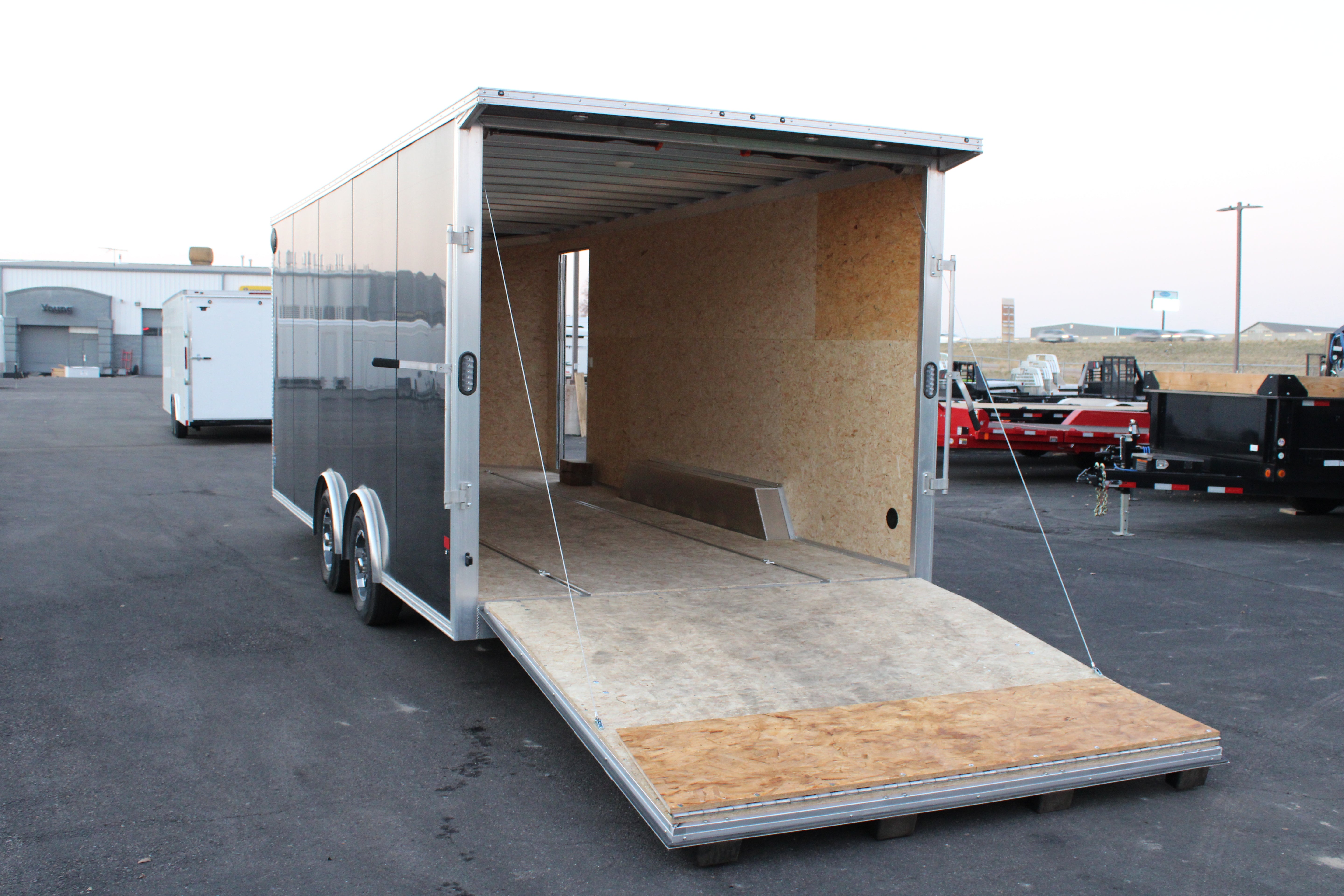 Used Alcom 8.5 x 20 Enclosed Cargo Trailer