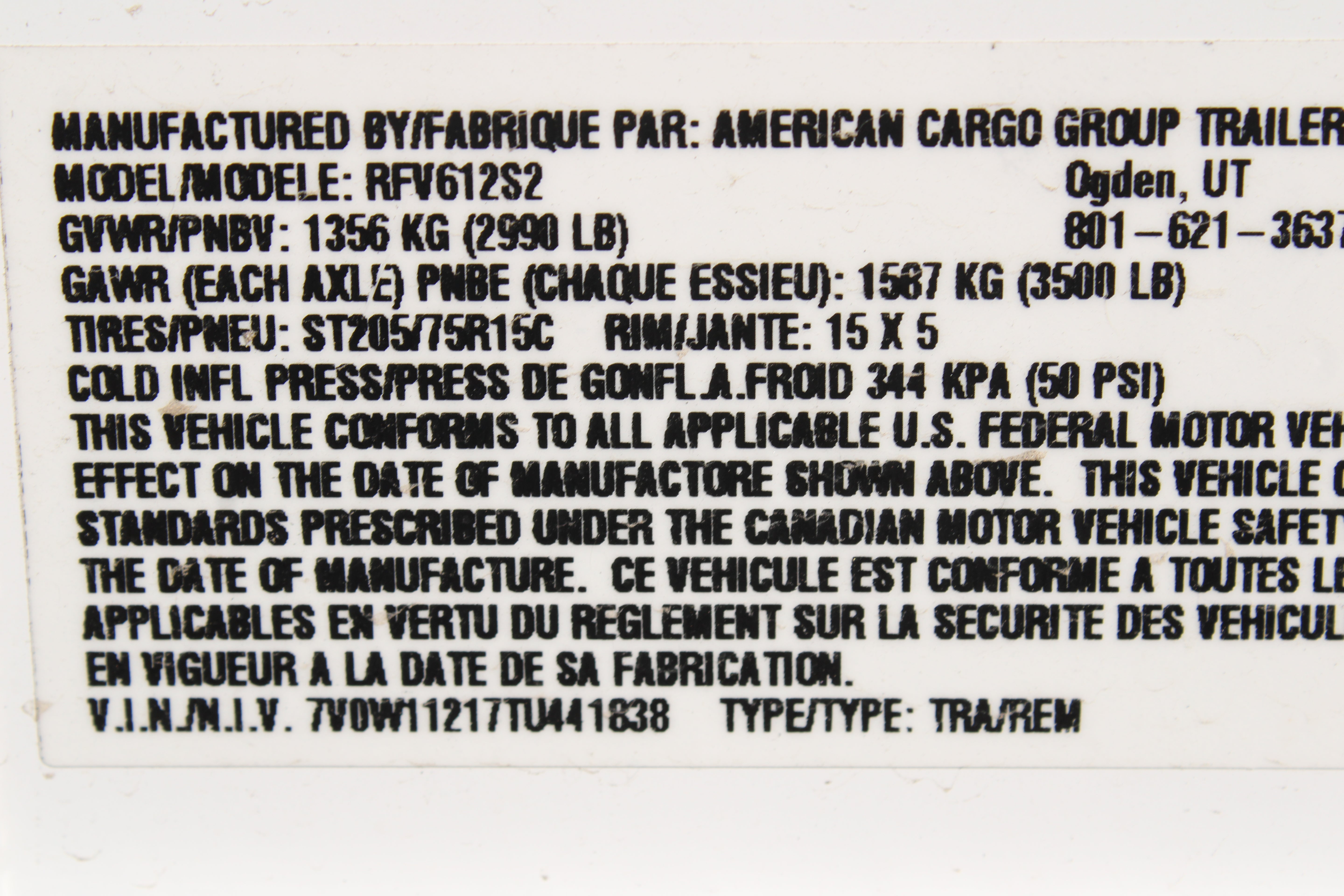 Wells Cargo 12' Roadforce