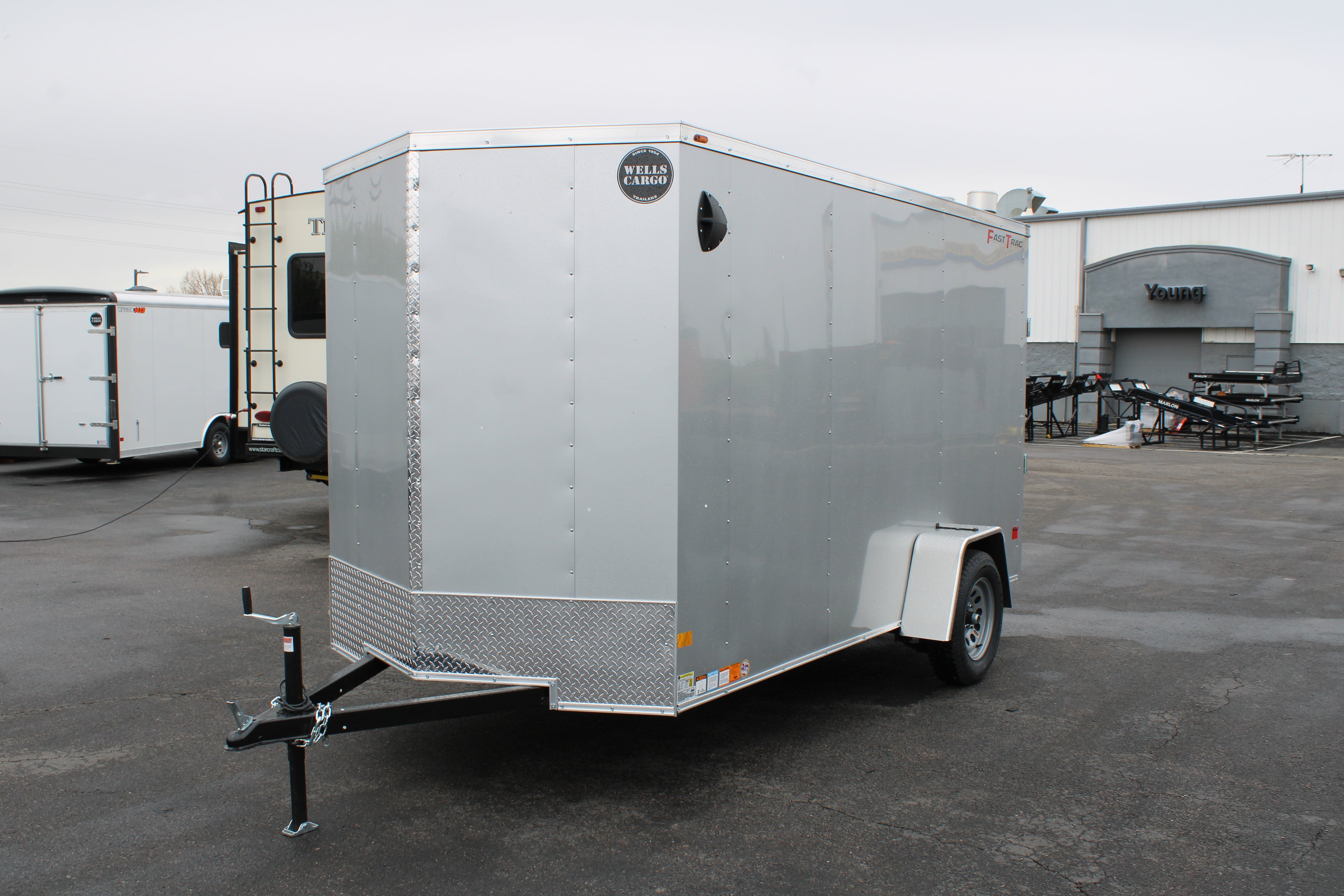 Wells Cargo 6 x 12 Deluxe Enclosed Trailer