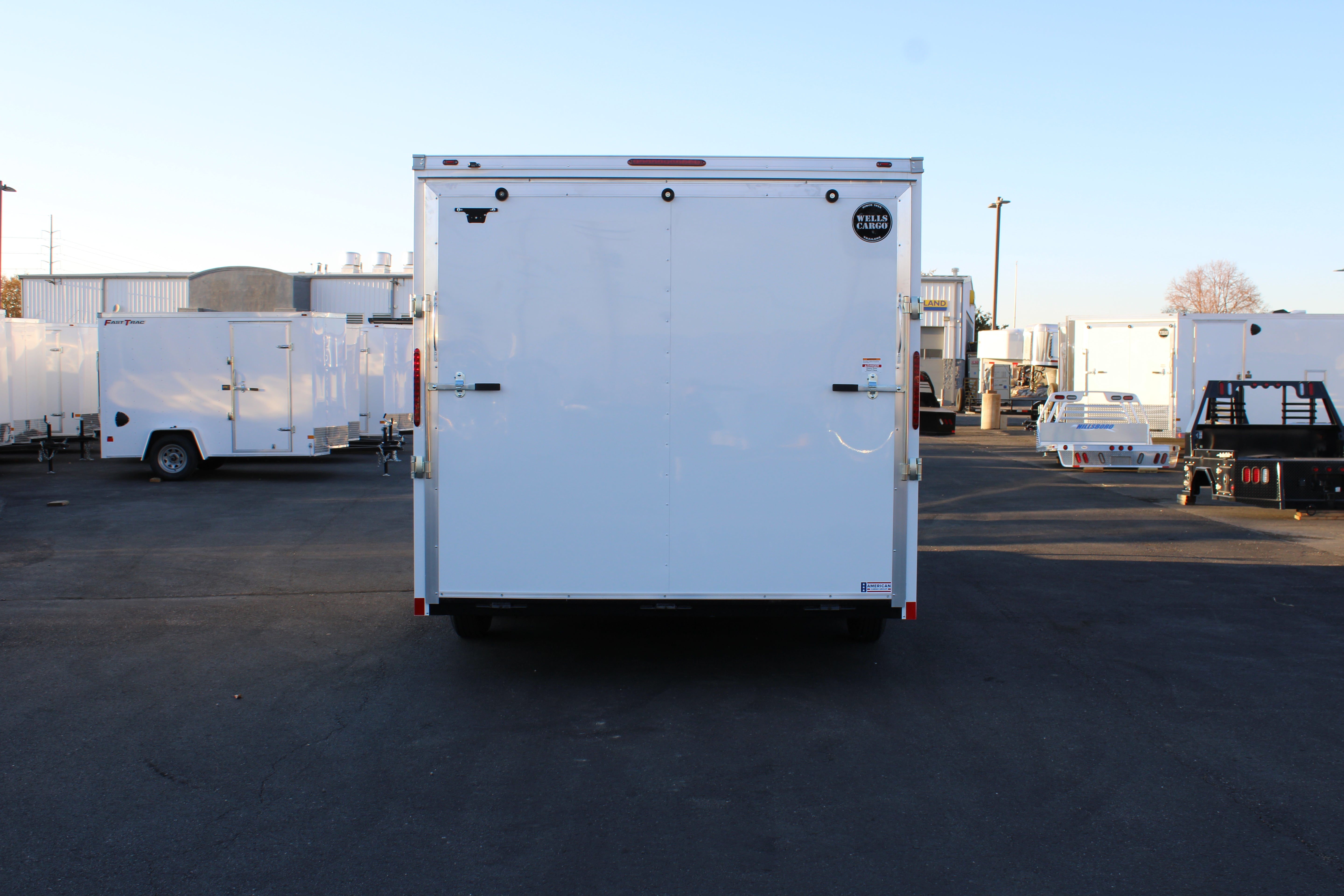 2025 Wells Cargo 8.5 x 16 Deluxe Enclosed Trailer