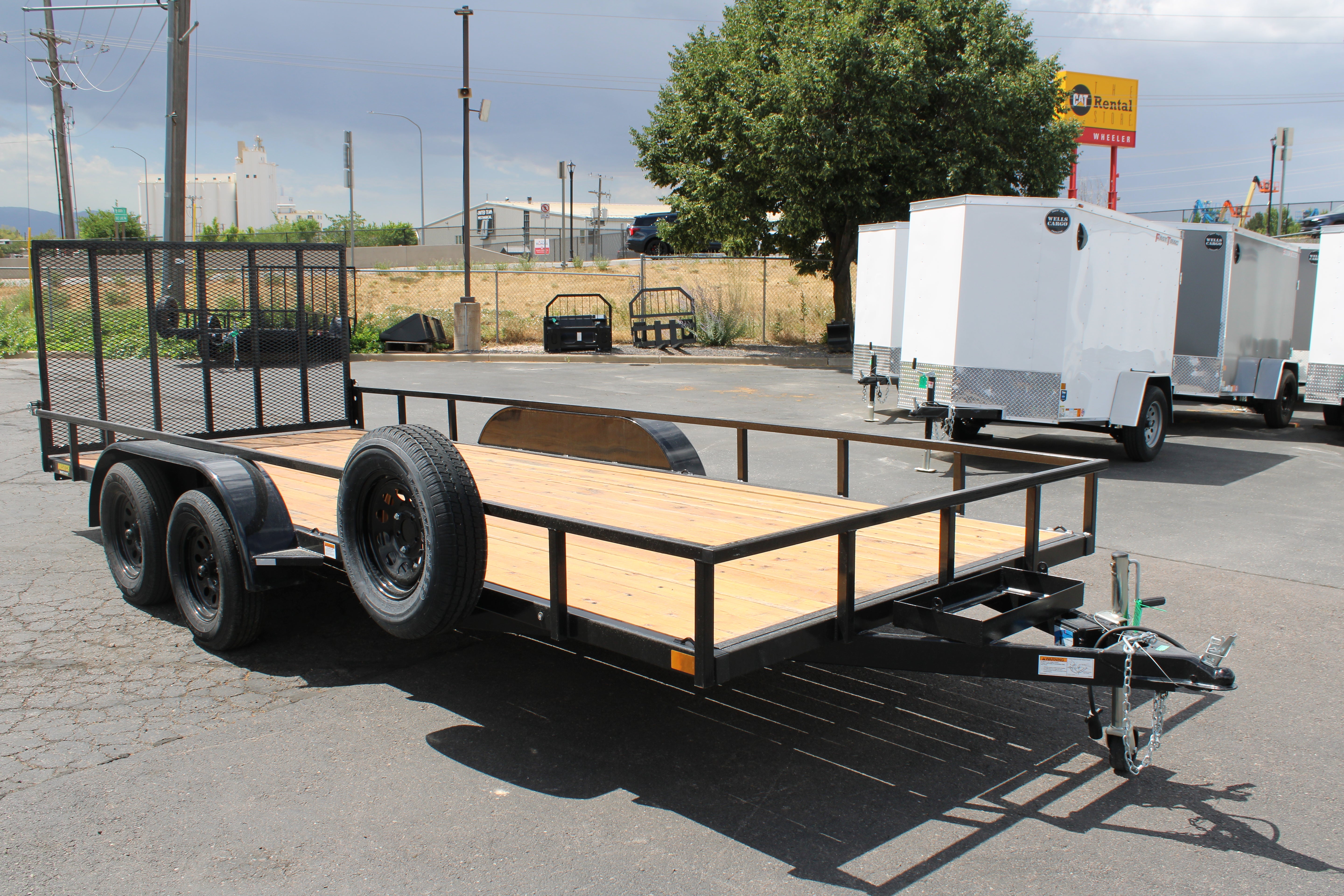 Used 18' Flatbed Trailer