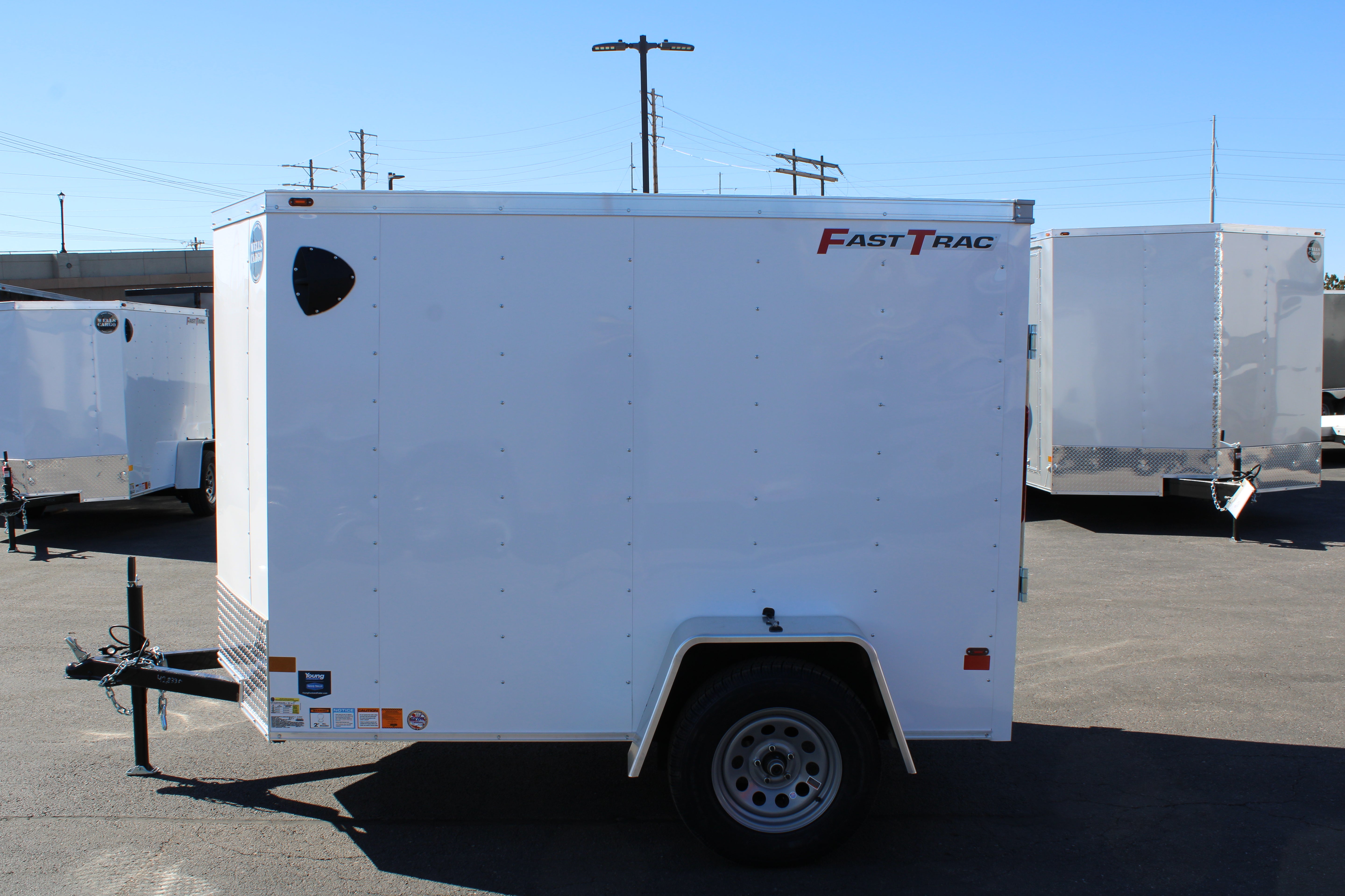 2025 Wells Cargo 5 x 8 Enclosed Trailer