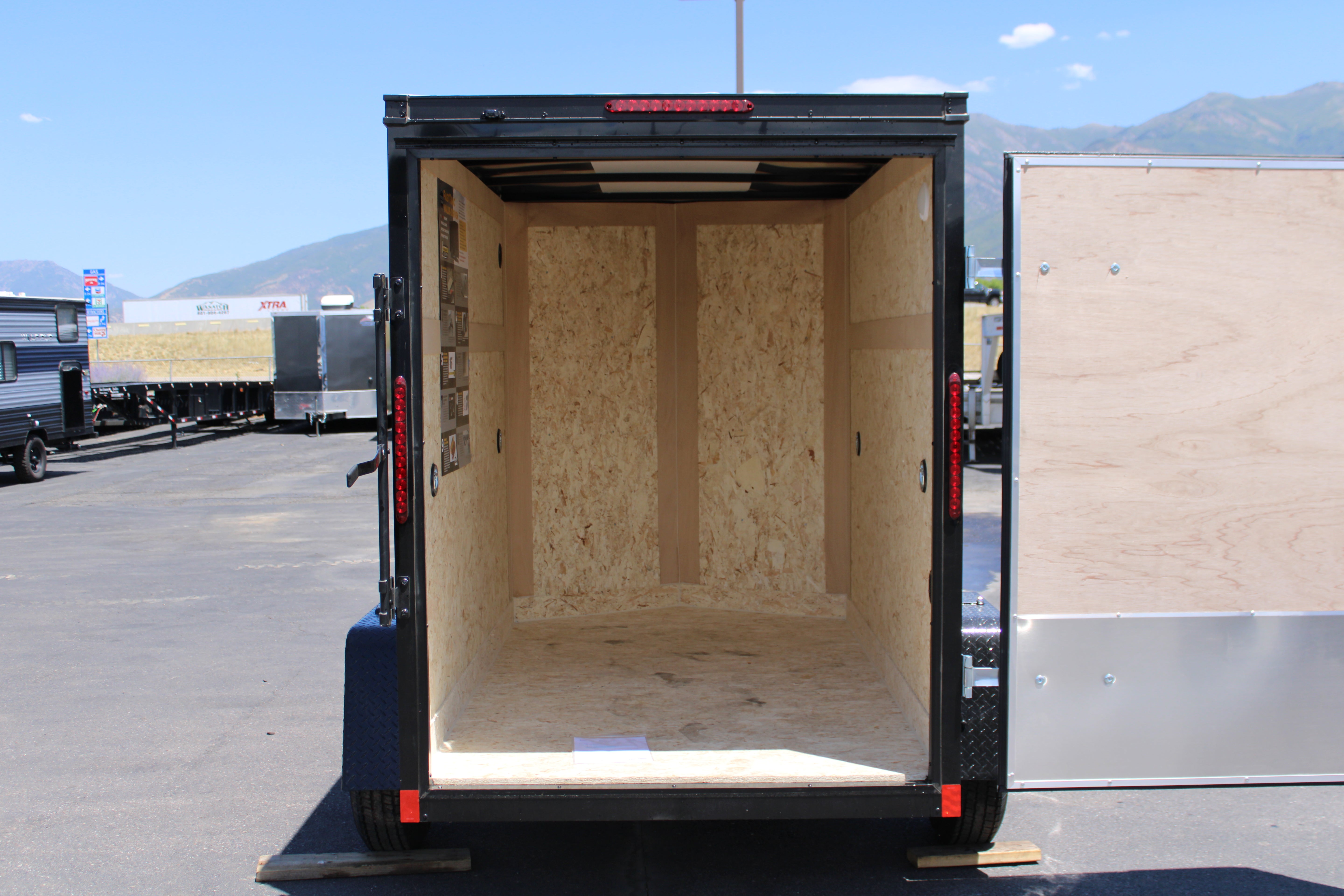 Wells Cargo 5 x 8 Deluxe Enclosed Trailer