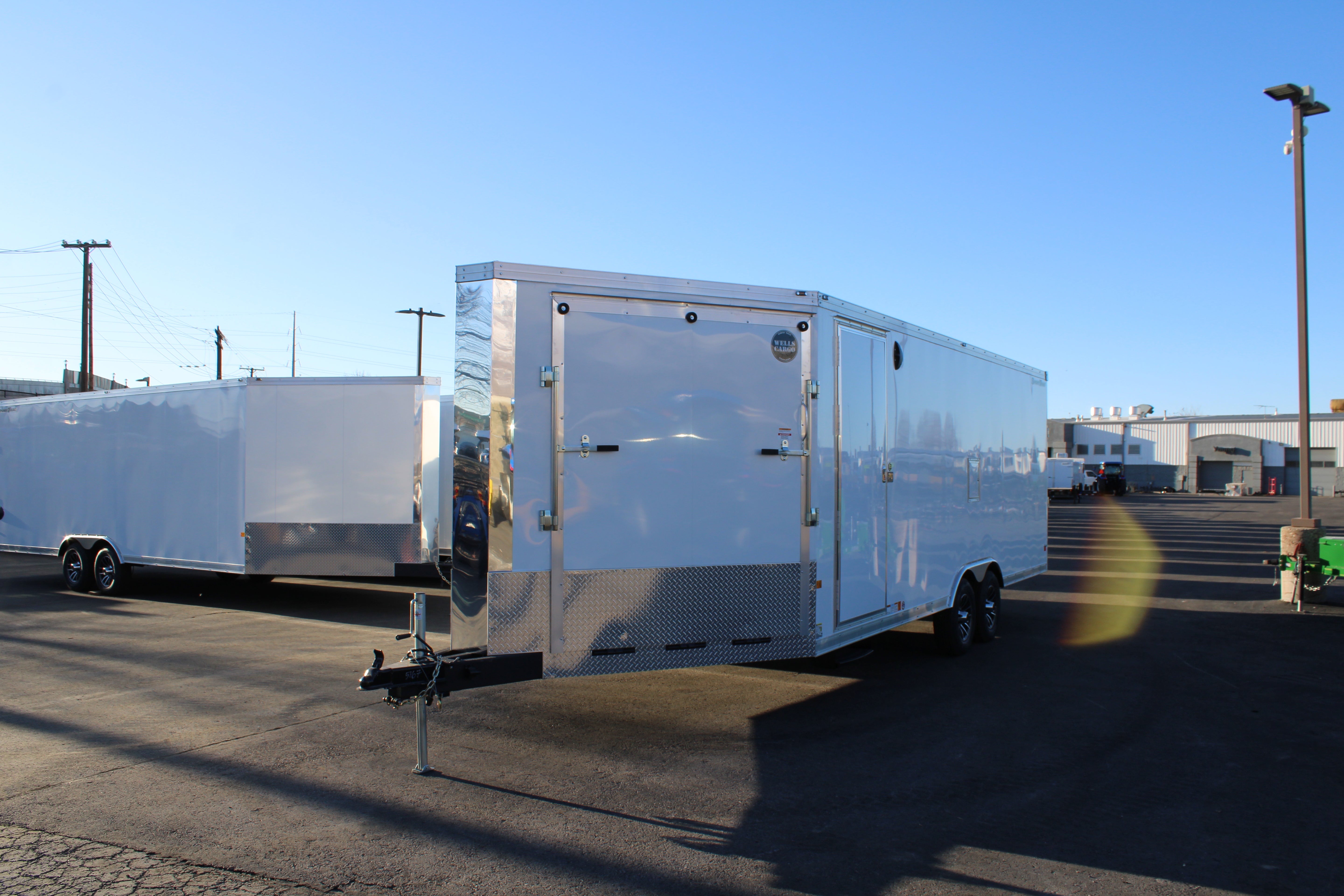 2025 Wells Cargo 8.5 x 28 Enclosed Snowmobile Trailer