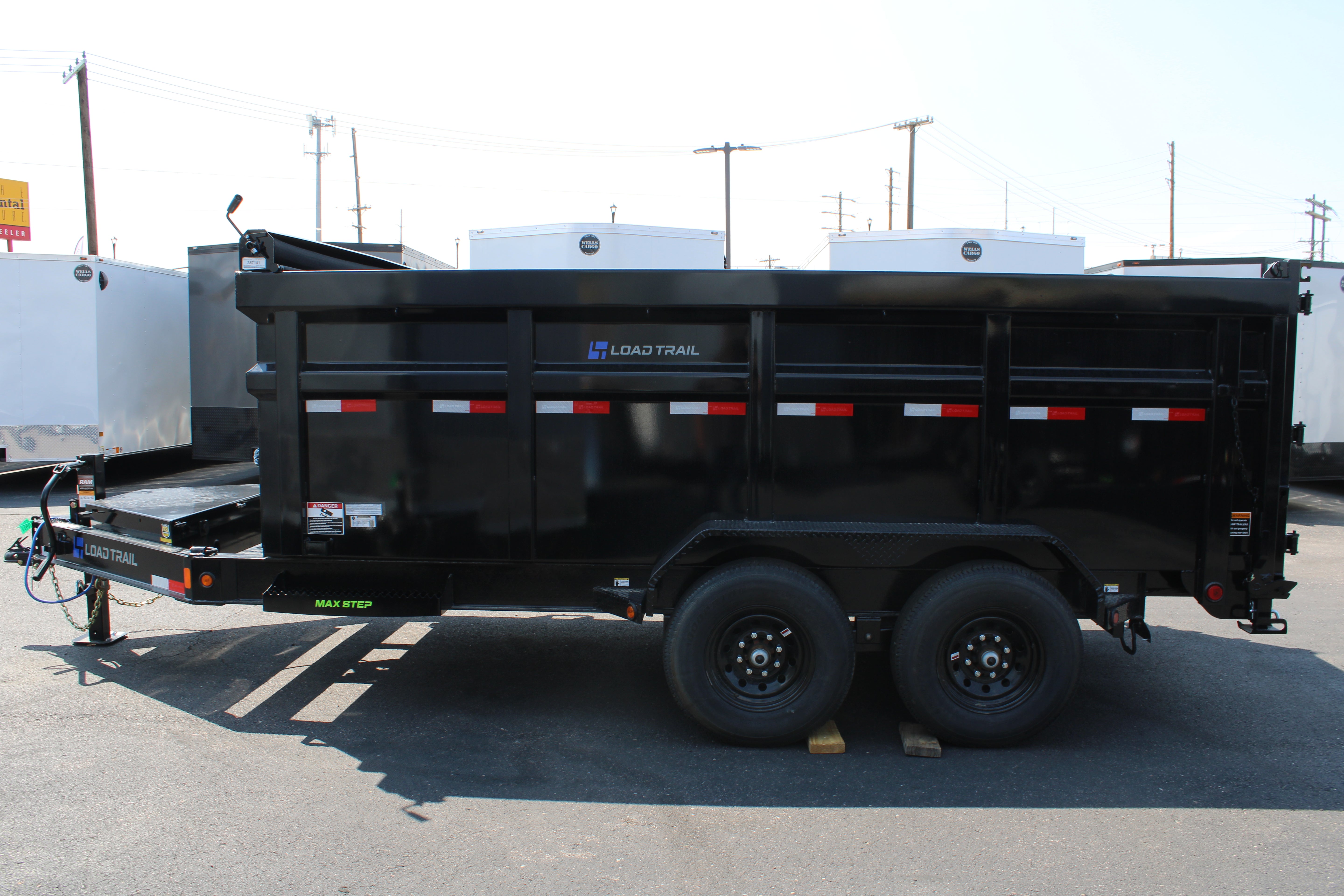 Load Trail 8.5 x 14 Dump Trailer W/ 48" Walls