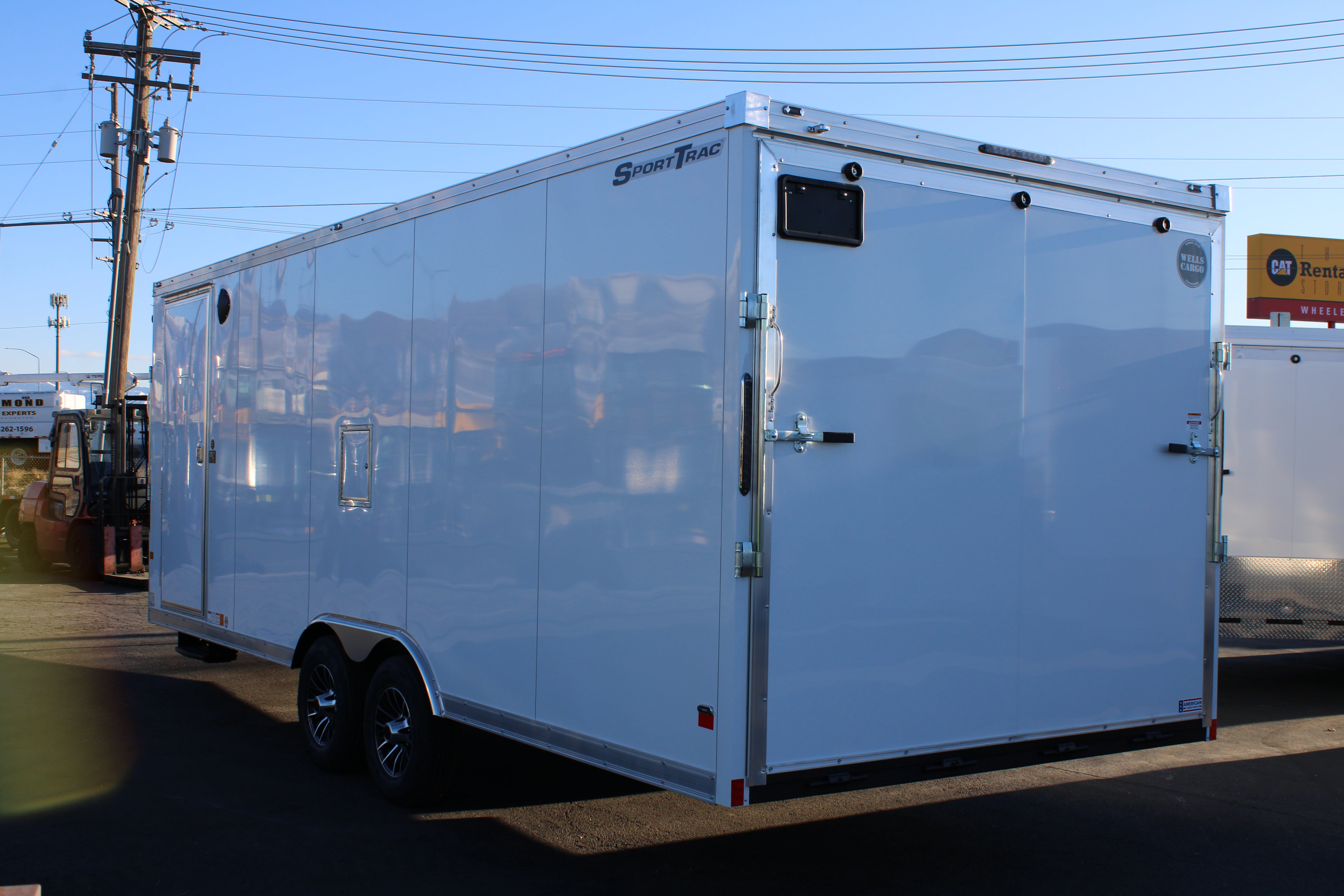 2025 Wells Cargo 8.5 x 28 Enclosed Snowmobile Trailer