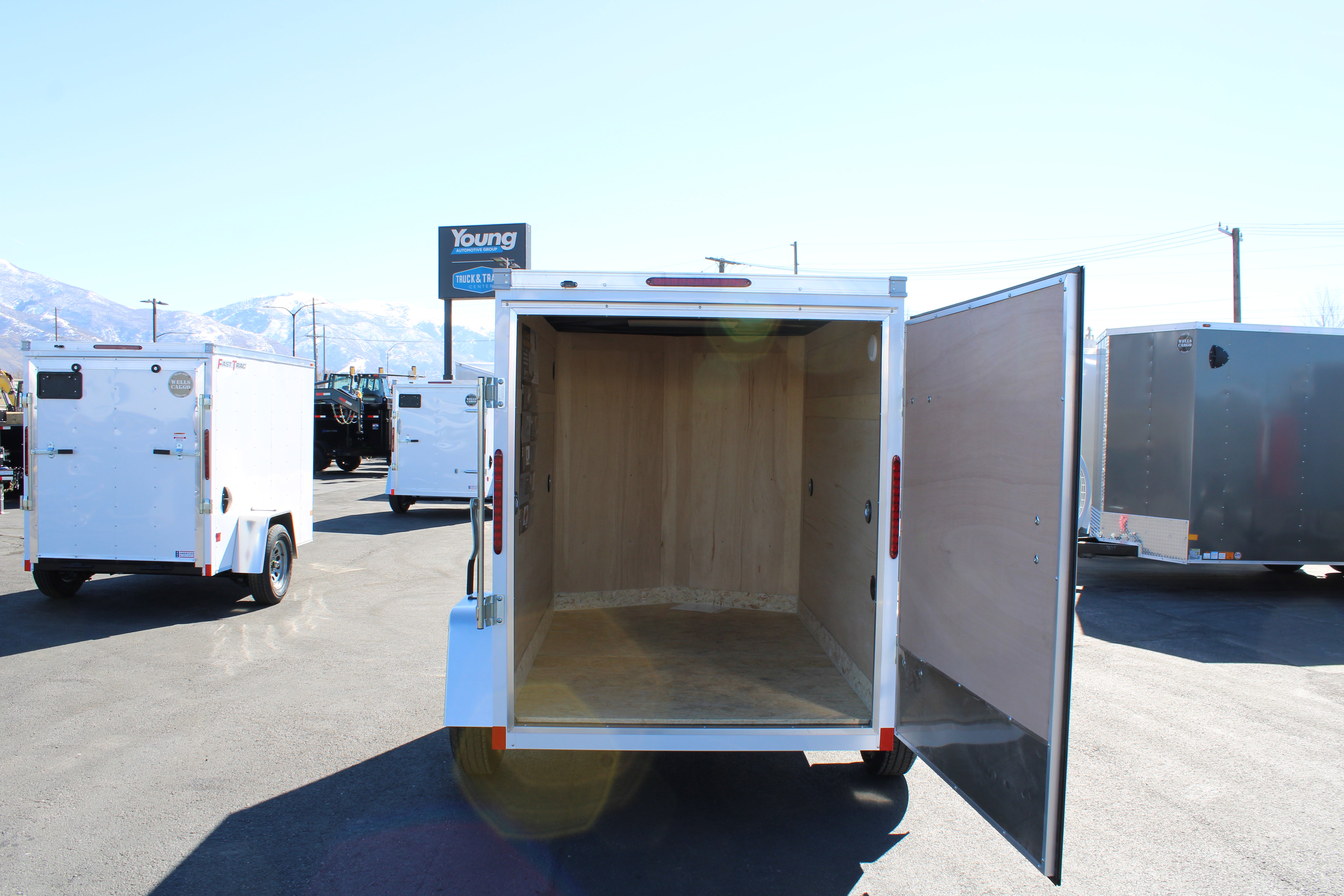 2025 Wells Cargo 5 x 8 Enclosed Trailer