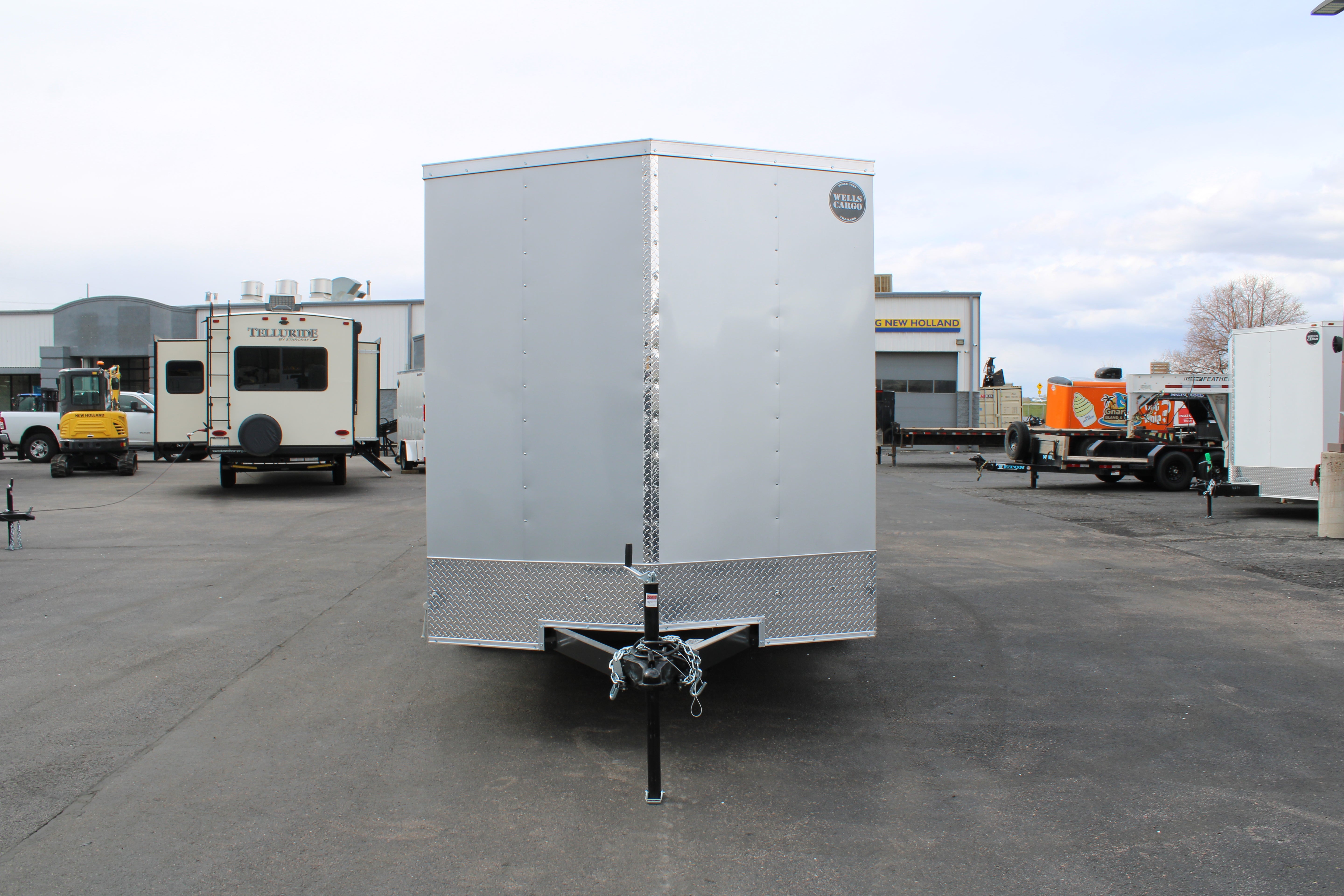 Wells Cargo 7 x 14 Deluxe Enclosed Trailer