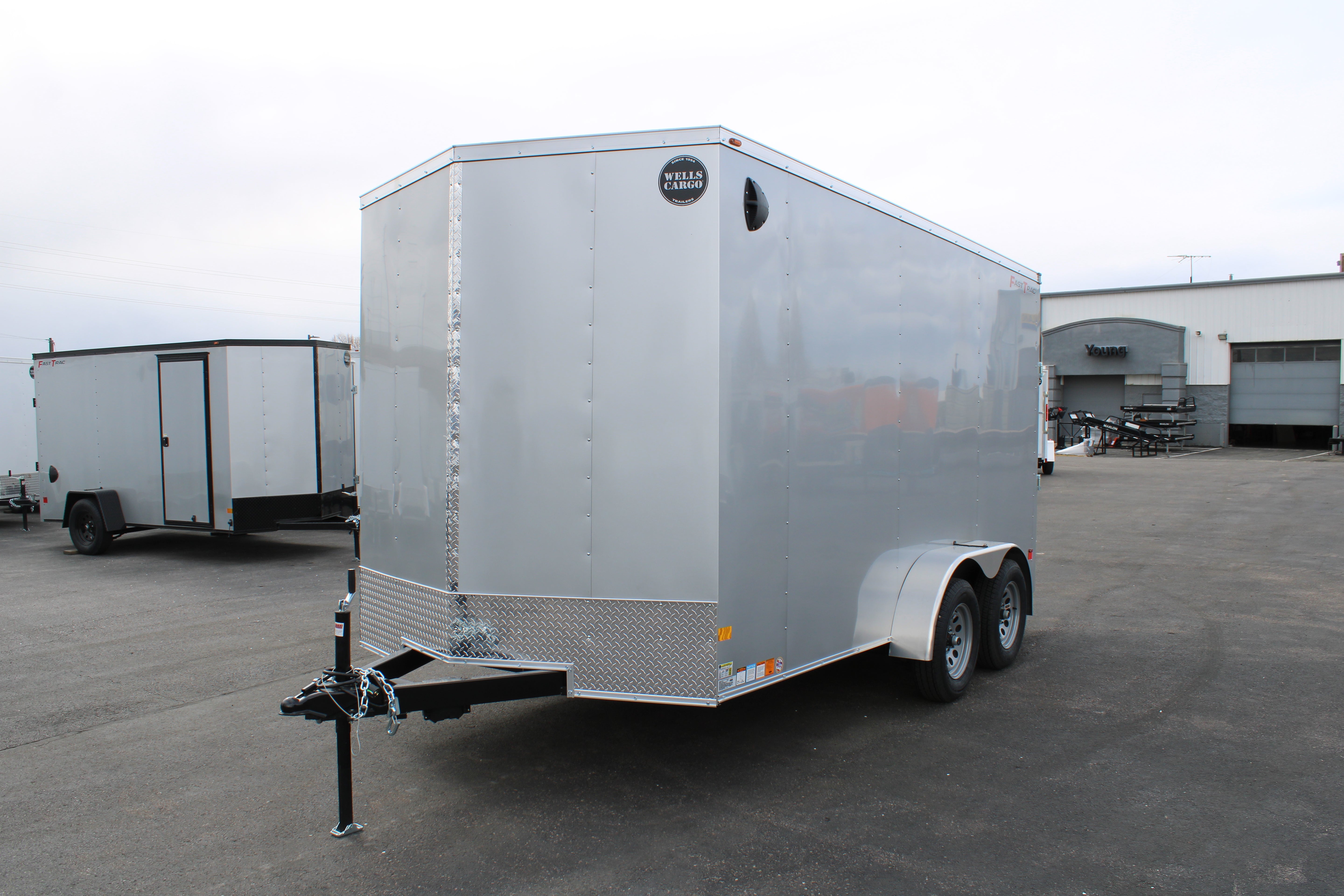 Wells Cargo 7 x 14 Deluxe Enclosed Trailer
