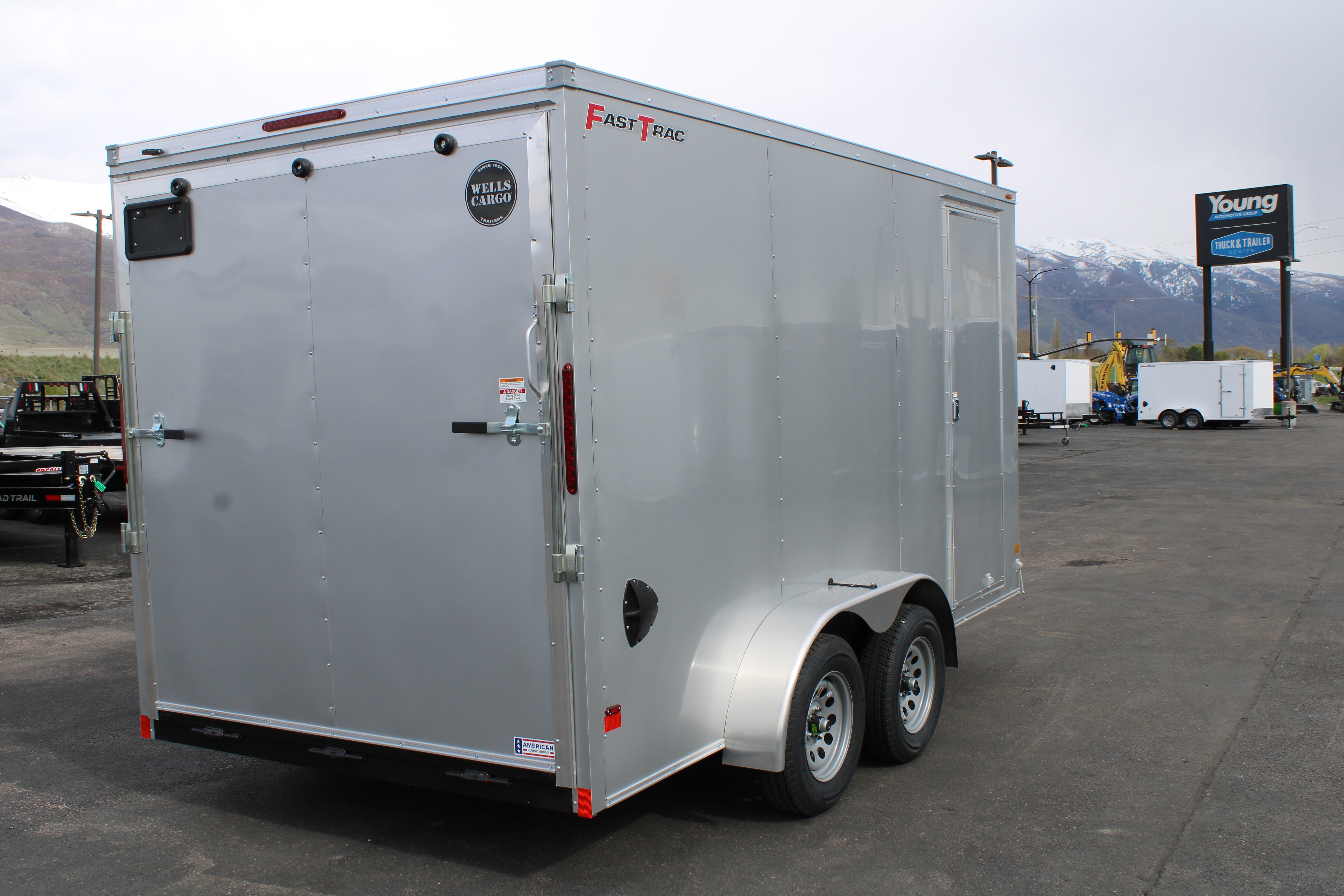 Wells Cargo 7 x 14 Deluxe Enclosed Trailer