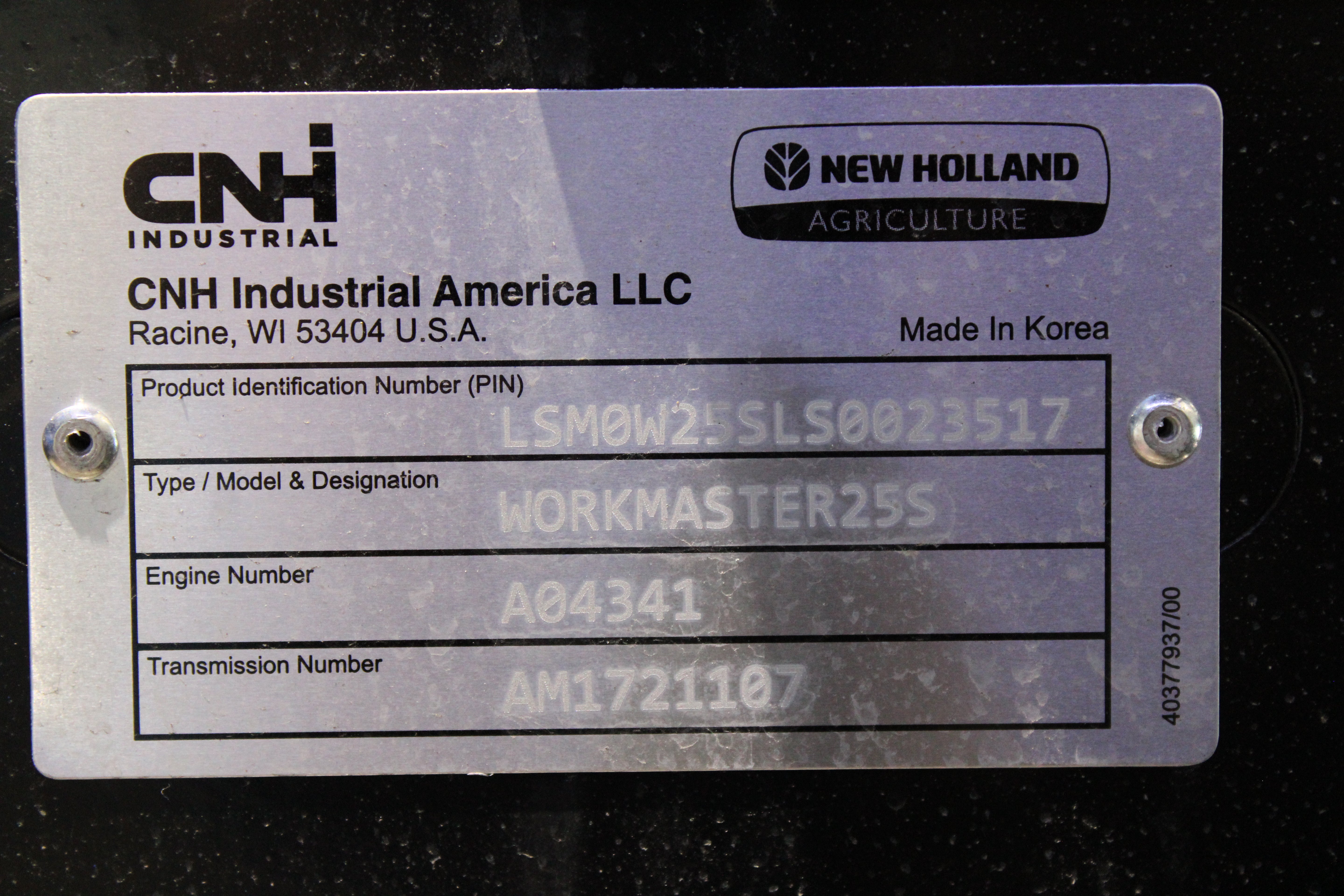 New Holland Workmaster 25