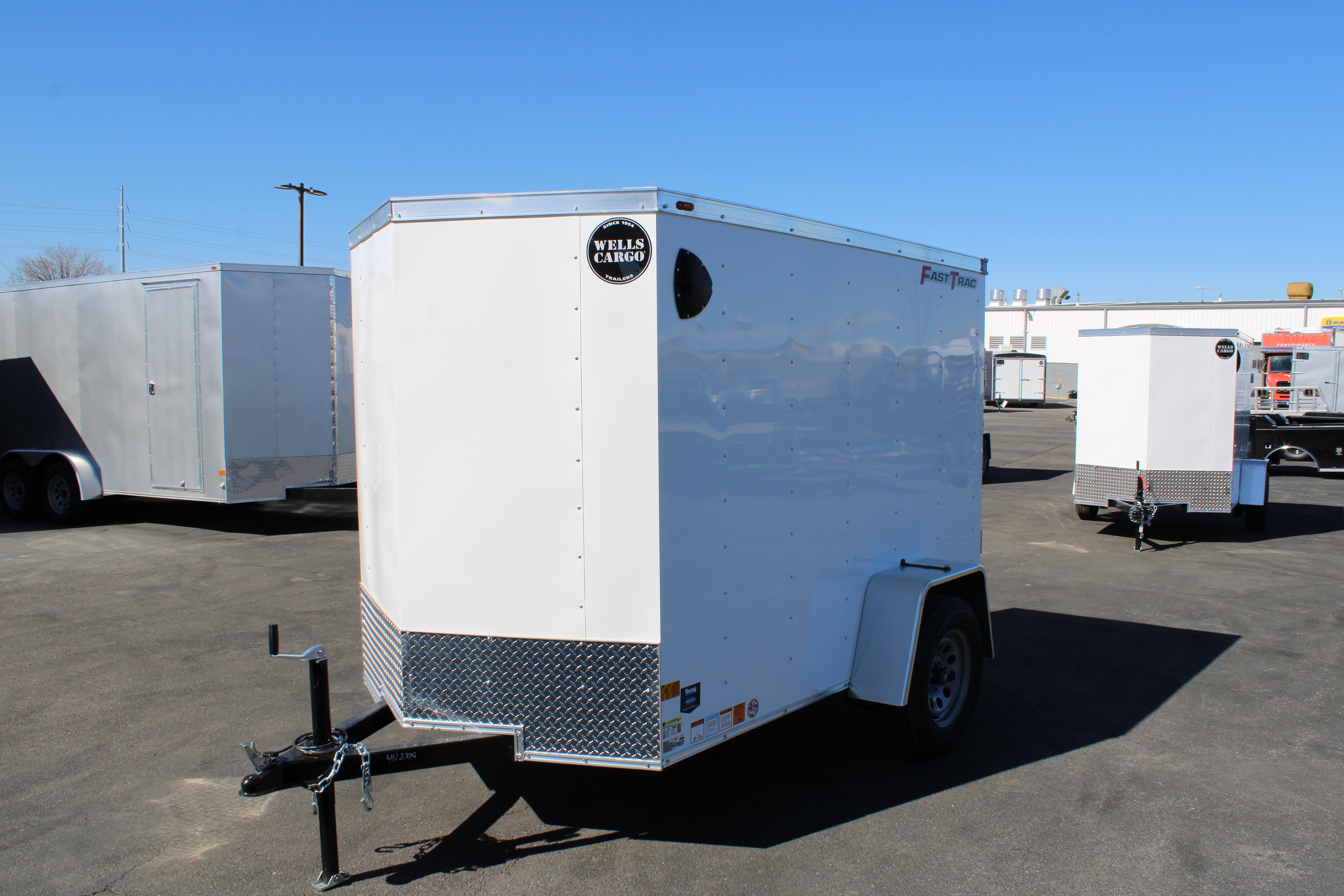 2025 Wells Cargo 5 x 8 Enclosed Trailer