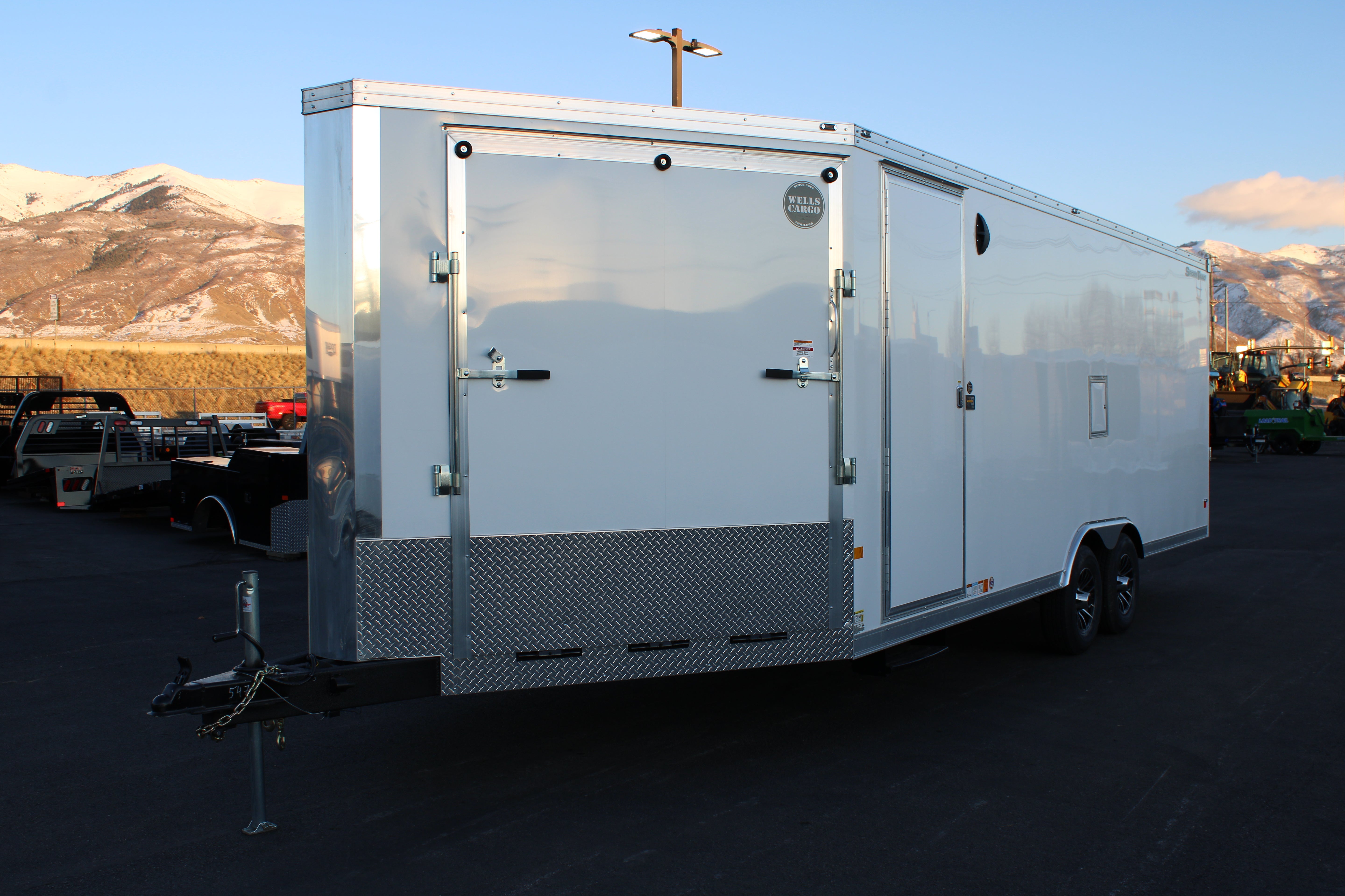 2025 Wells Cargo 8.5 x 28 Enclosed Snowmobile Trailer