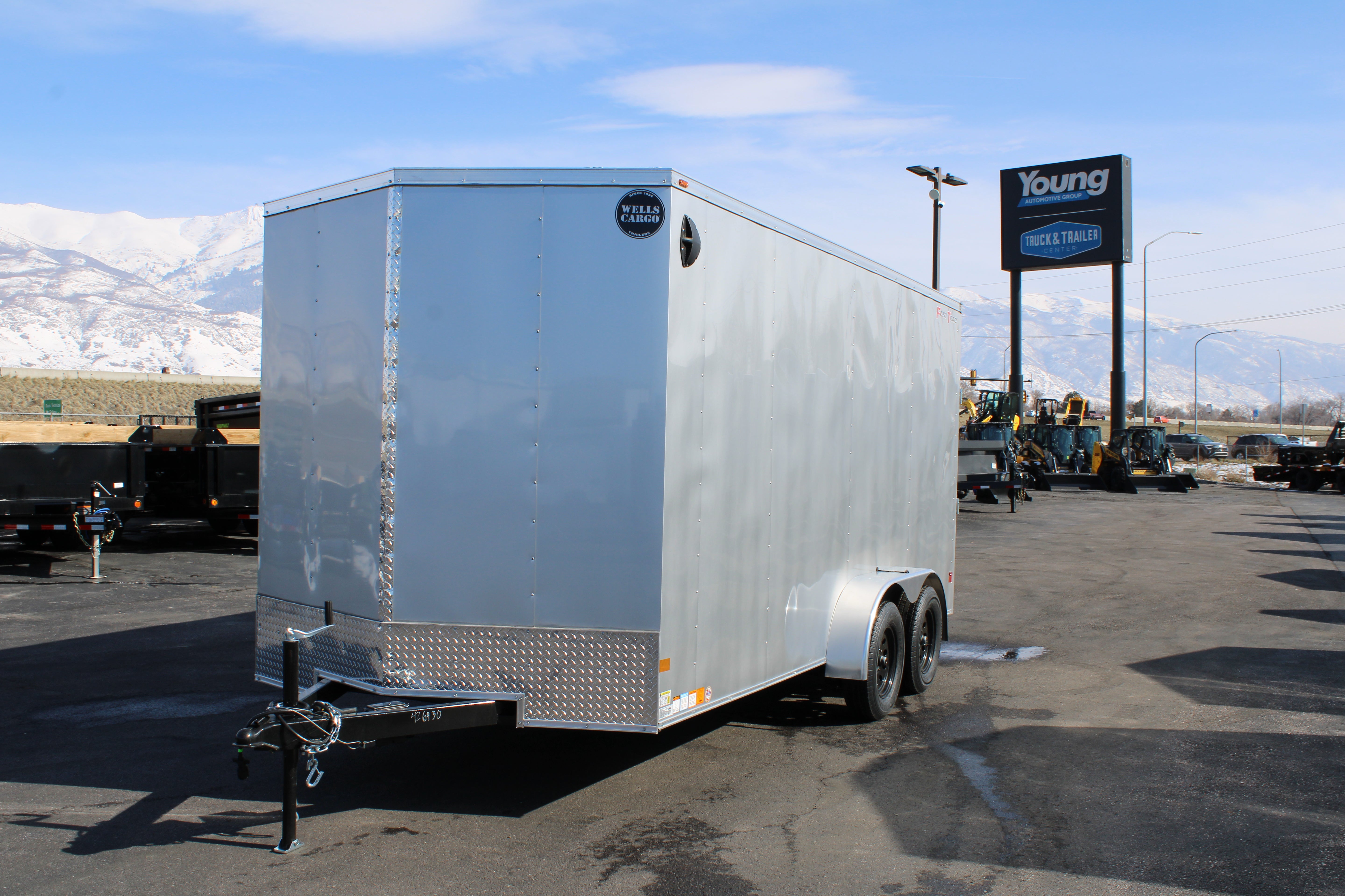 2025 Wells Cargo 7 x 16 Deluxe Enclosed Trailer