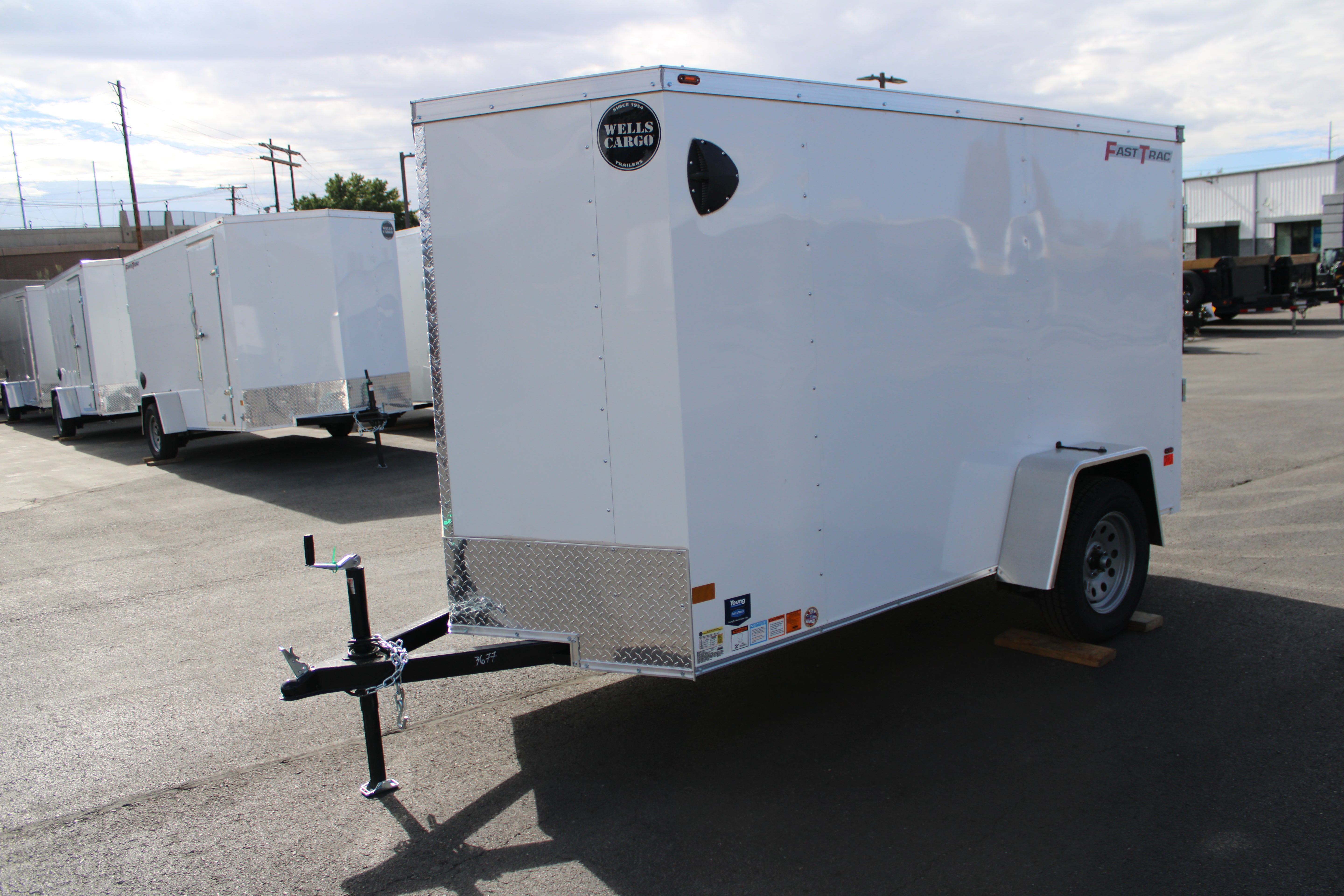 Wells Cargo 5 x 10 Deluxe Enclosed Trailer