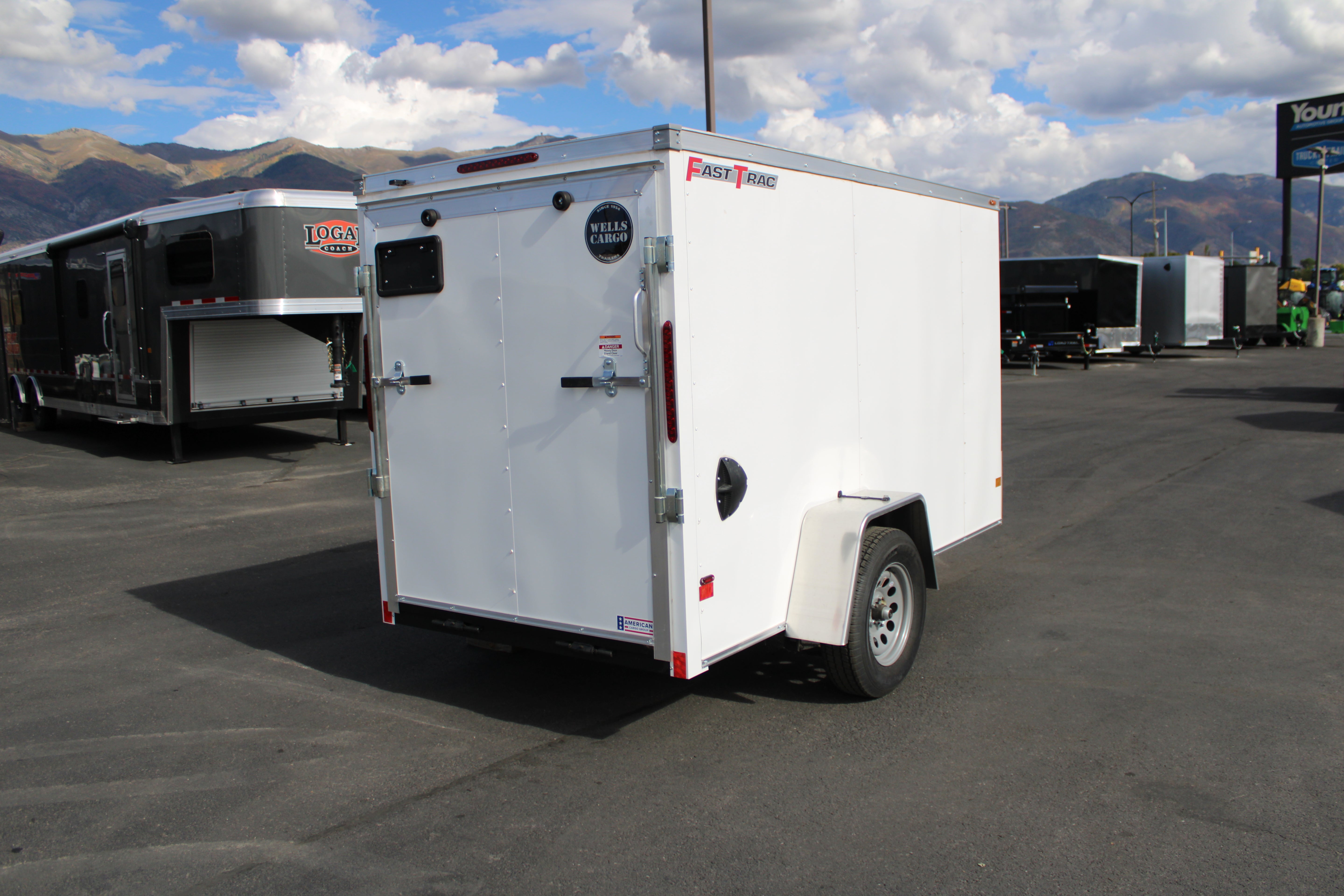 Wells Cargo 5 x 10 Deluxe Enclosed Trailer