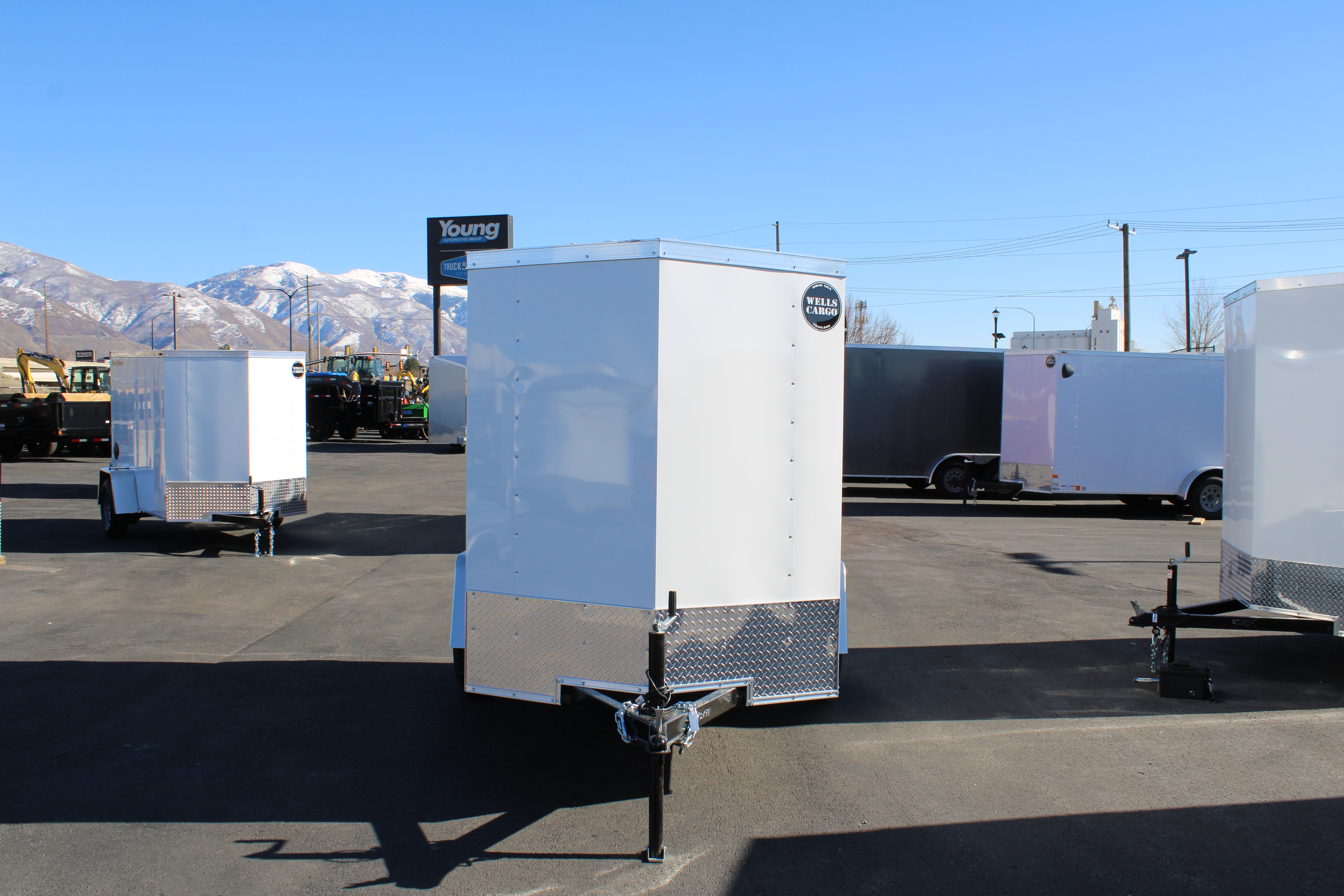 2025 Wells Cargo 5 x 8 Enclosed Trailer