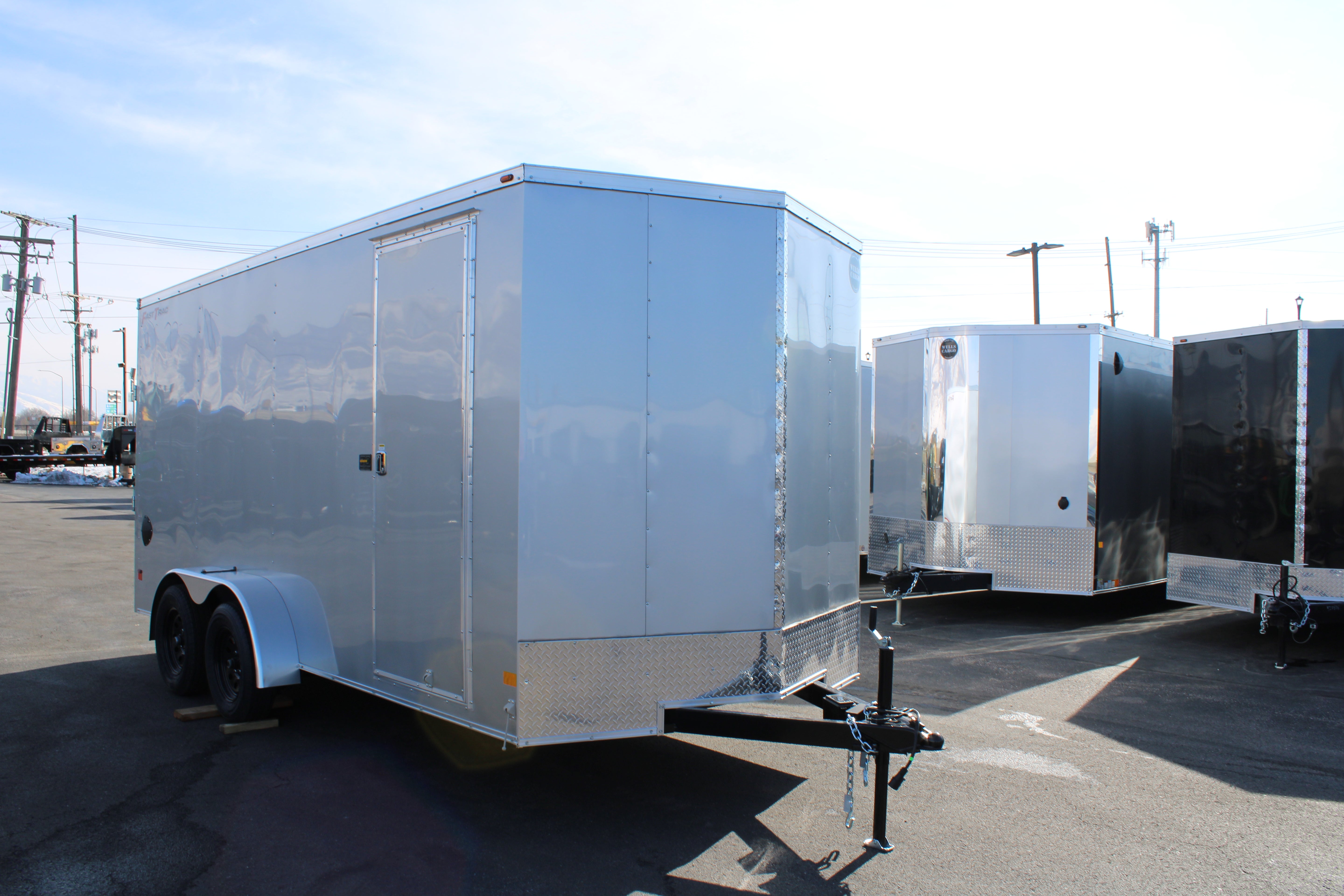 2025 Wells Cargo 7 x 16 Deluxe Enclosed Trailer